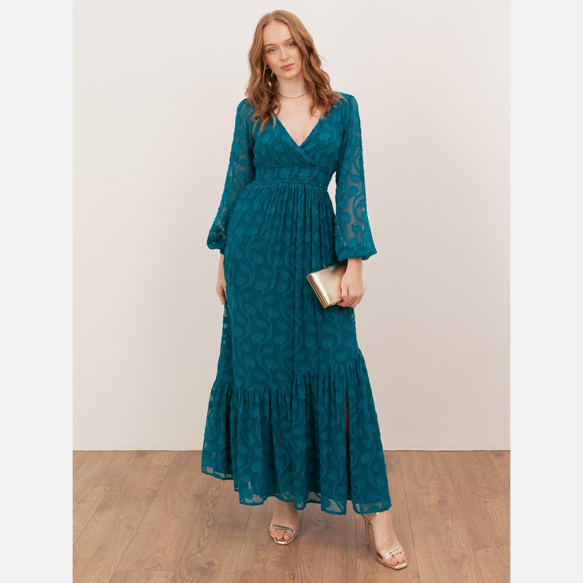 Teal Green - Lovedrobe - Lovedro Tie Back Max Ld62 - 5