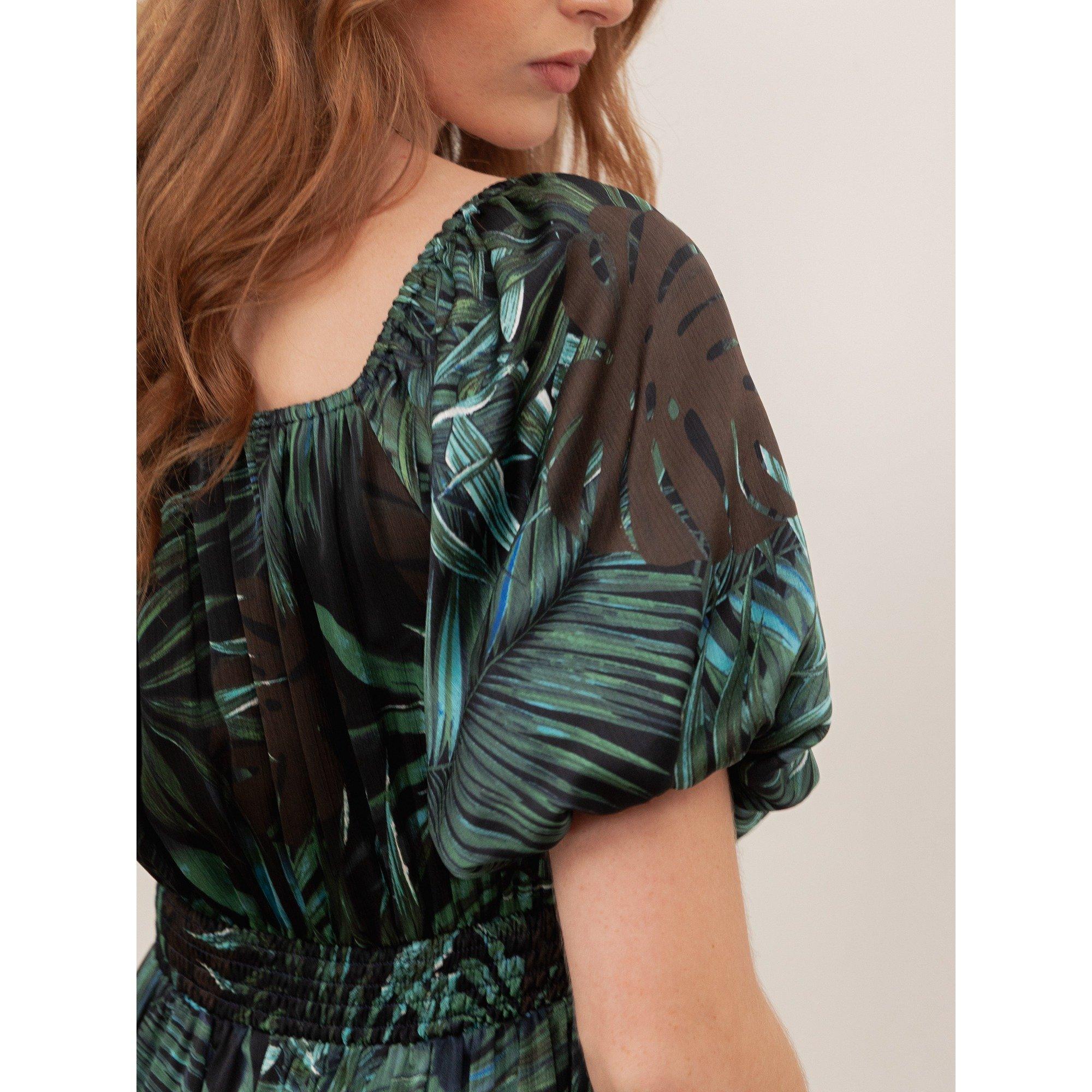 Navy - Lovedrobe - Lovedro Sq Neck Shir Ld62 - 4