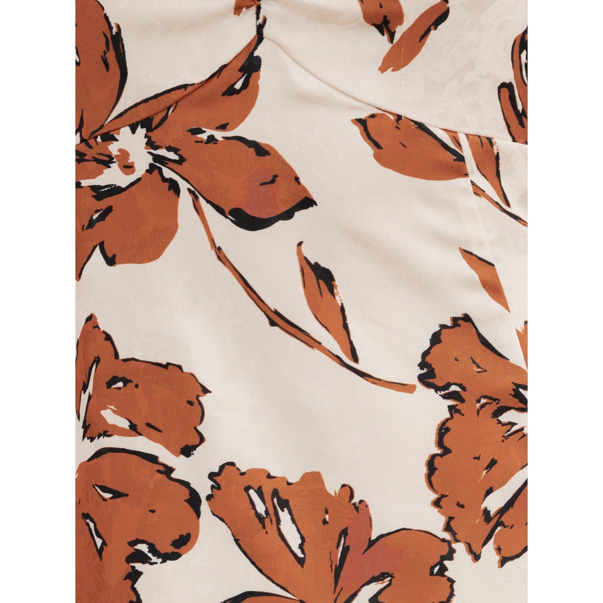 Cream - Lovedrobe - Lovedro Rouched Fron Ld62 - 5