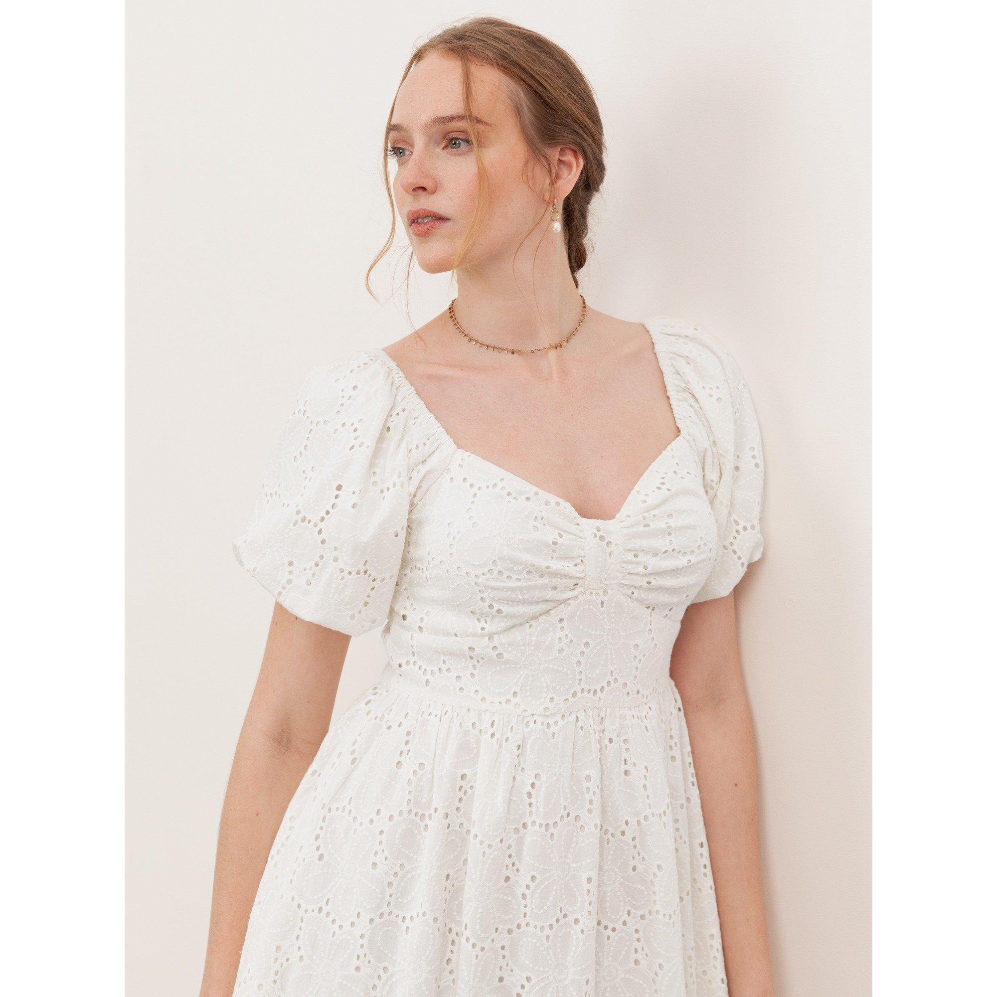 Cream - Lovedrobe - Bow Front Pu Ld61 - 3