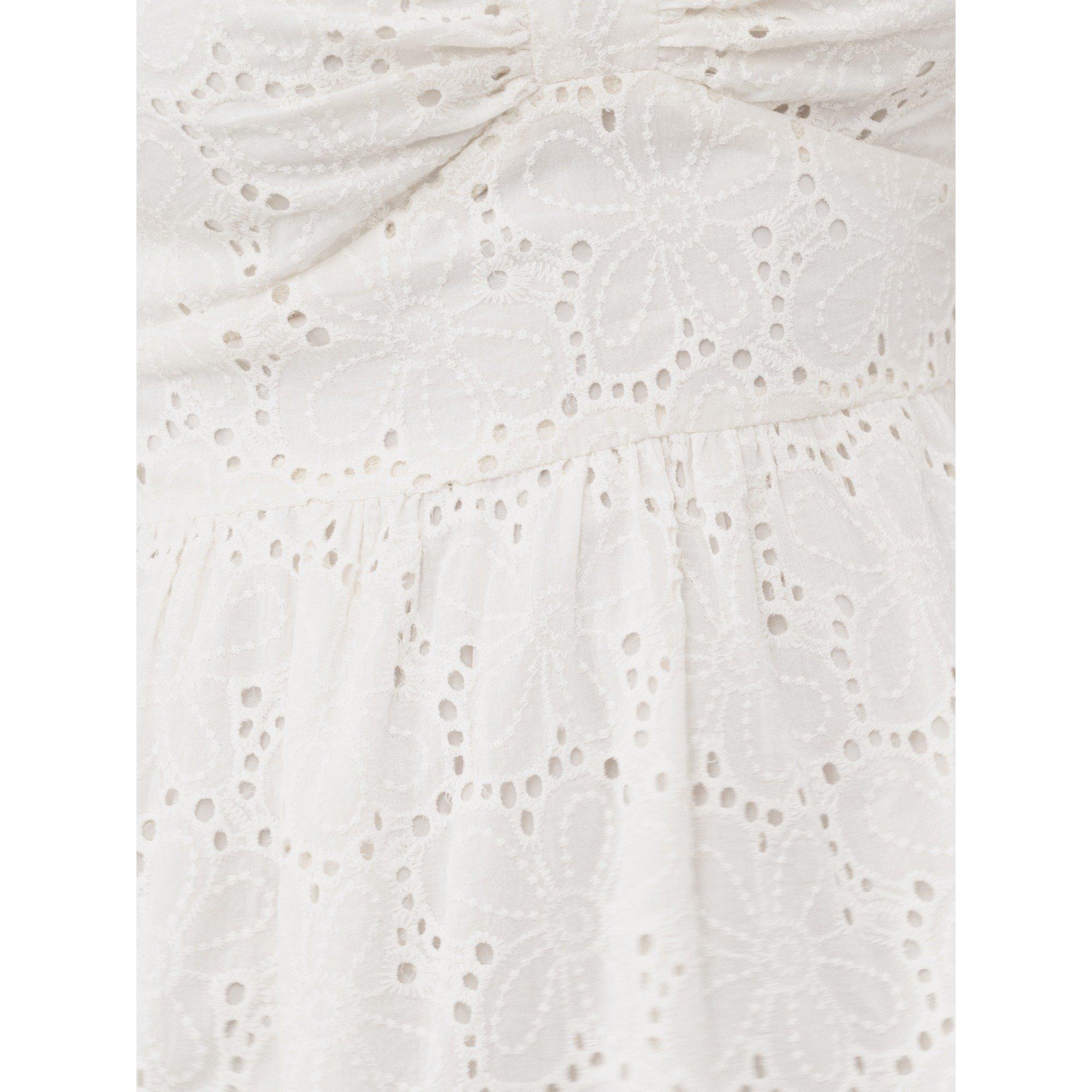 Cream - Lovedrobe - Bow Front Pu Ld61 - 5