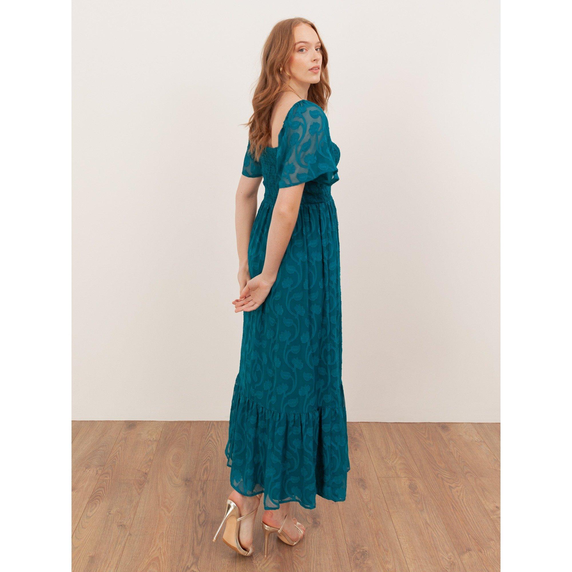 Teal Green - Lovedrobe - Lovedro Burnout Sq N Ld62 - 2