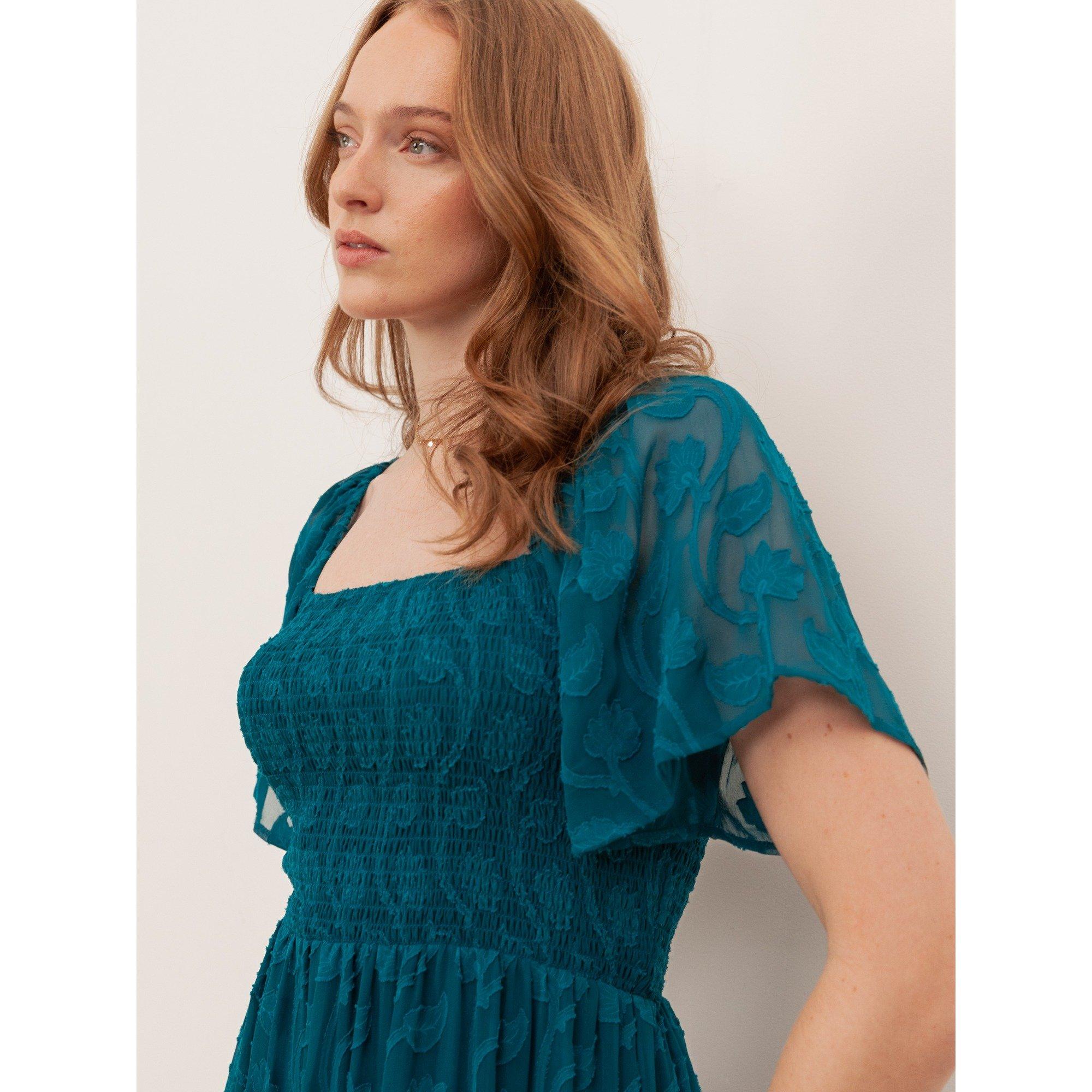 Teal Green - Lovedrobe - Lovedro Burnout Sq N Ld62 - 3