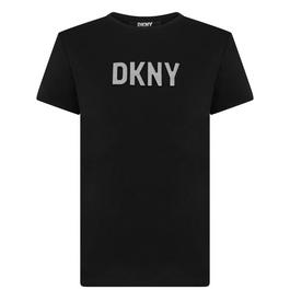 DKNY Glitter Logo T Shirt