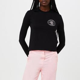 Palm Angels Logo Long Sleeve T-Shirt