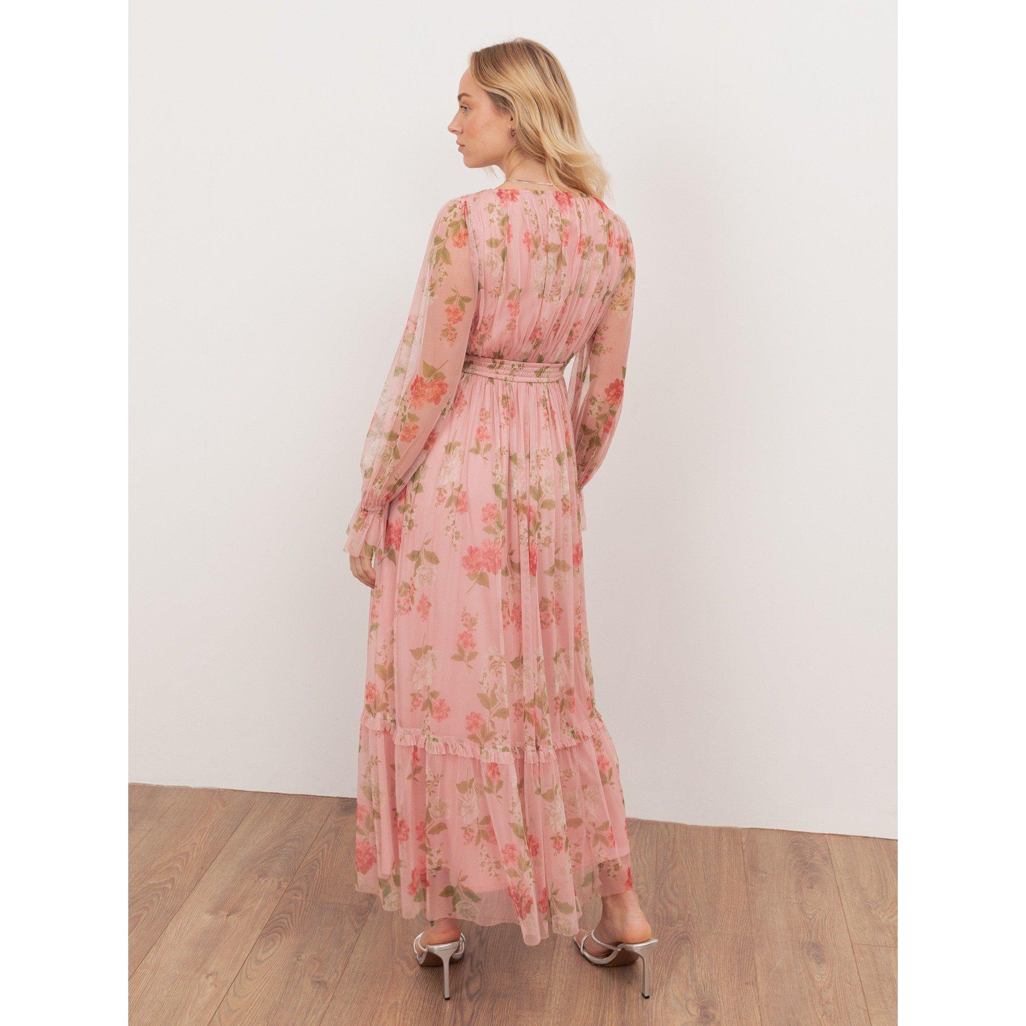 Pink Rom Floral - Anaya With Love - Anaya W Long Sleeve Ld62 - 2