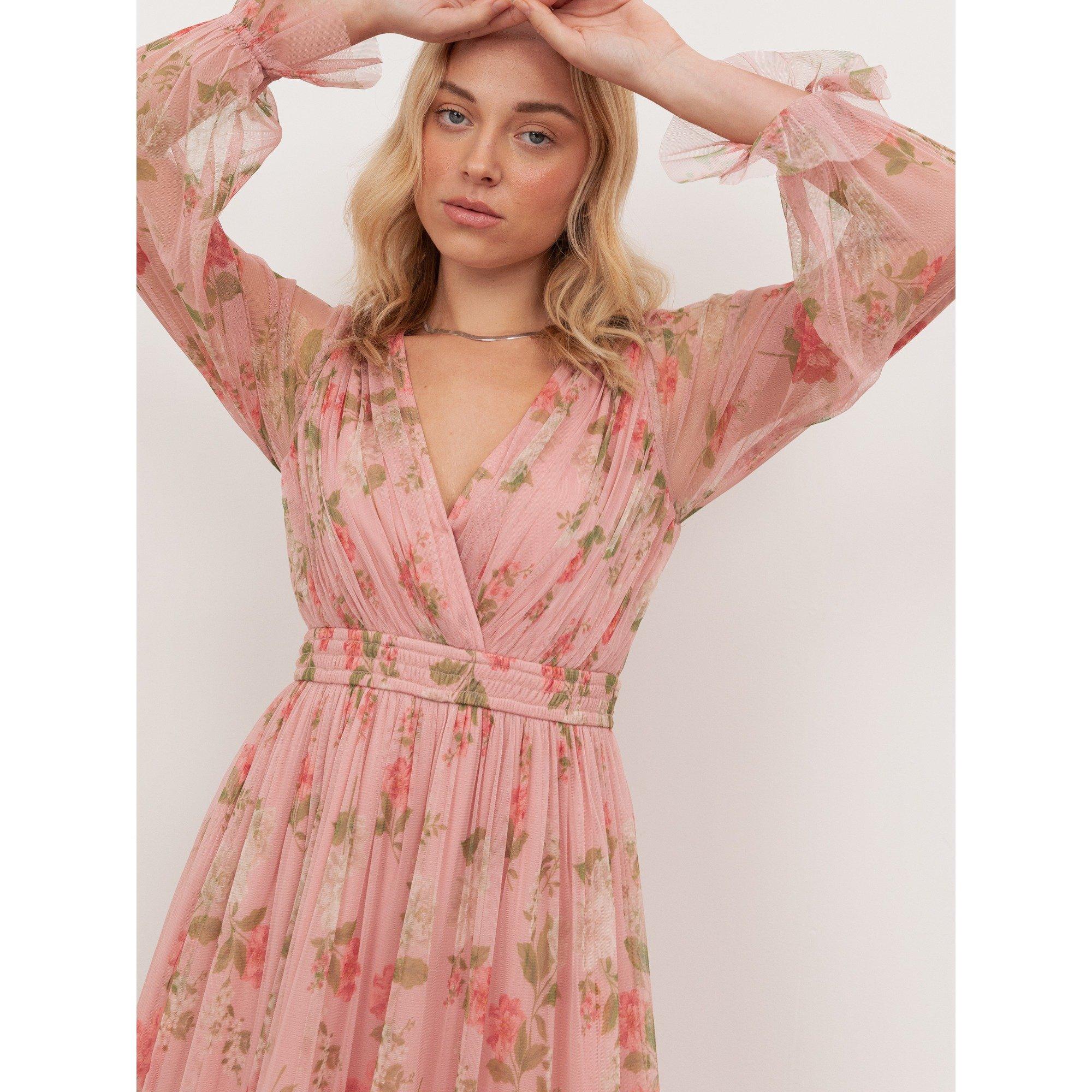 Pink Rom Floral - Anaya With Love - Anaya W Long Sleeve Ld62 - 3