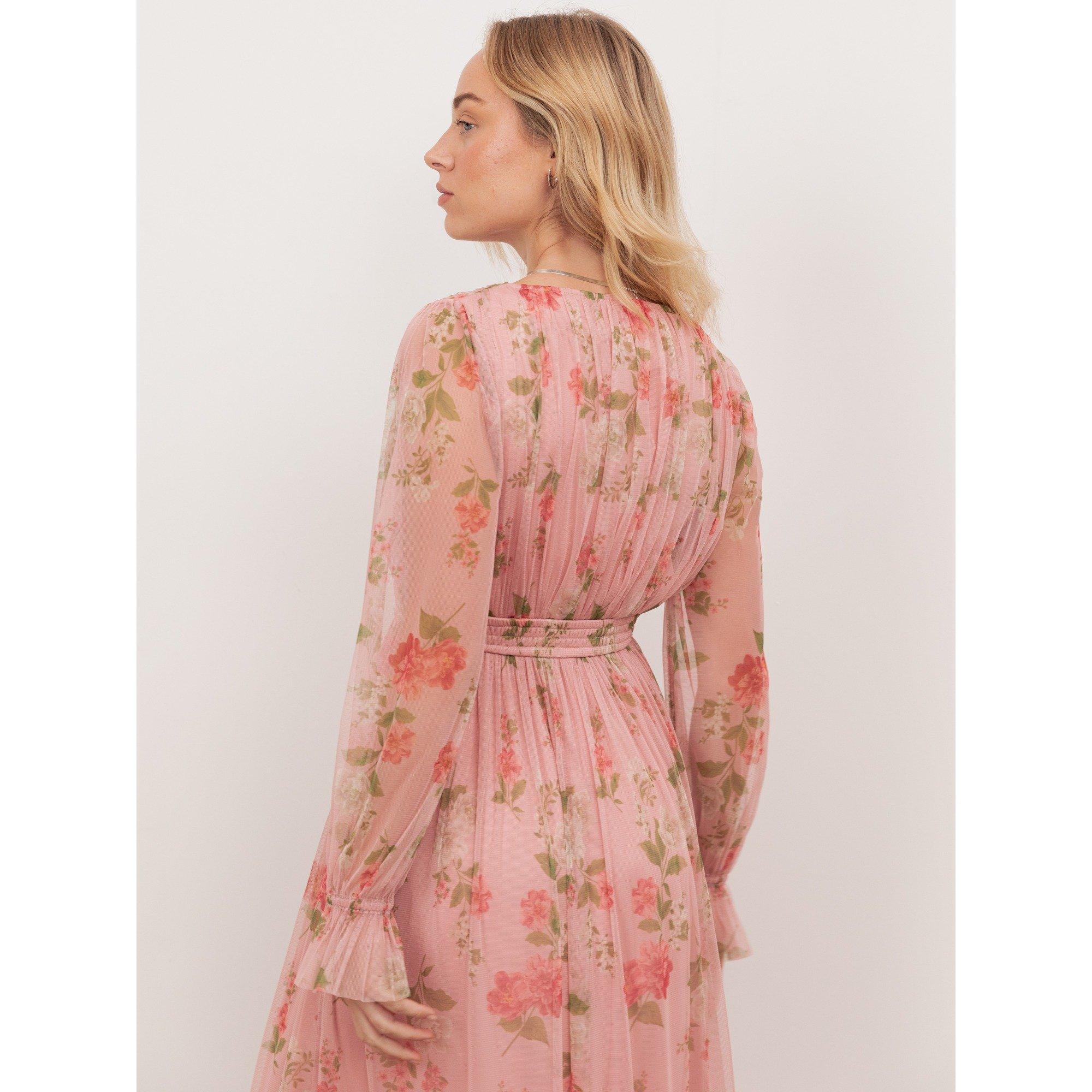 Pink Rom Floral - Anaya With Love - Anaya W Long Sleeve Ld62 - 4