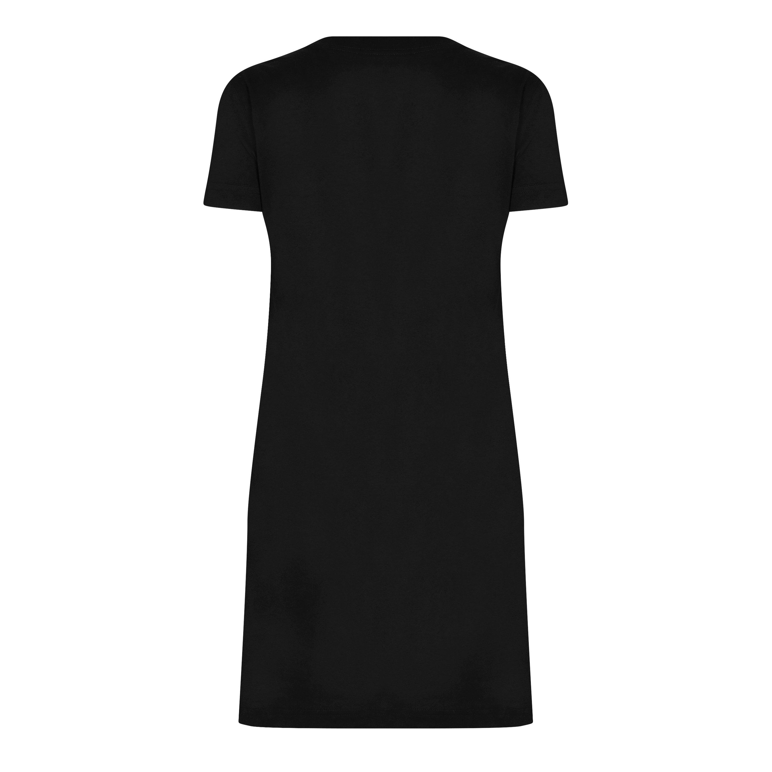 Black/Gold G89 - Versace Jeans Couture - Jersey Basic Logo Dress - 6