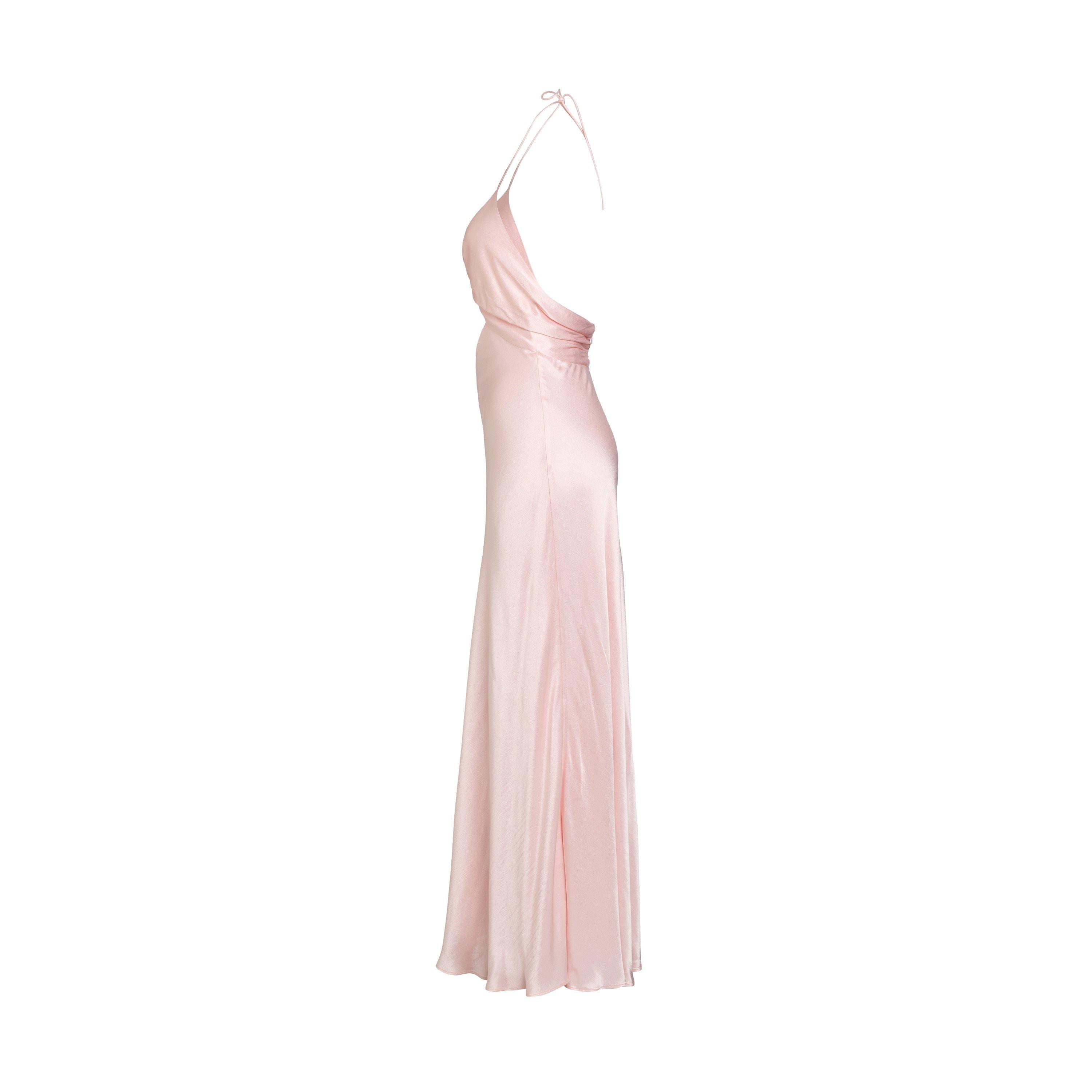 Pink - Bardot - BD Isola Halter Maxi Ld63 - 3