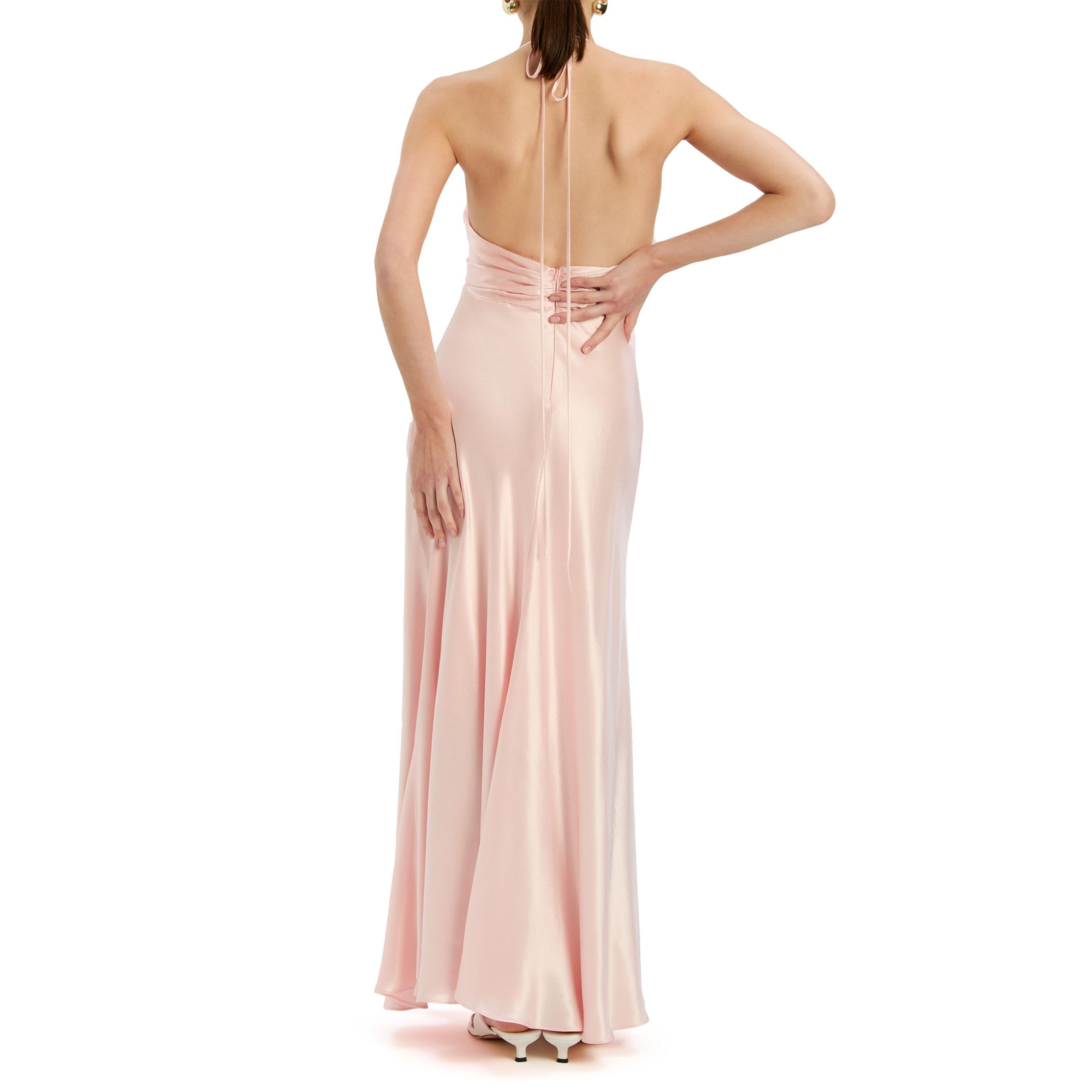 Pink - Bardot - BD Isola Halter Maxi Ld63 - 5