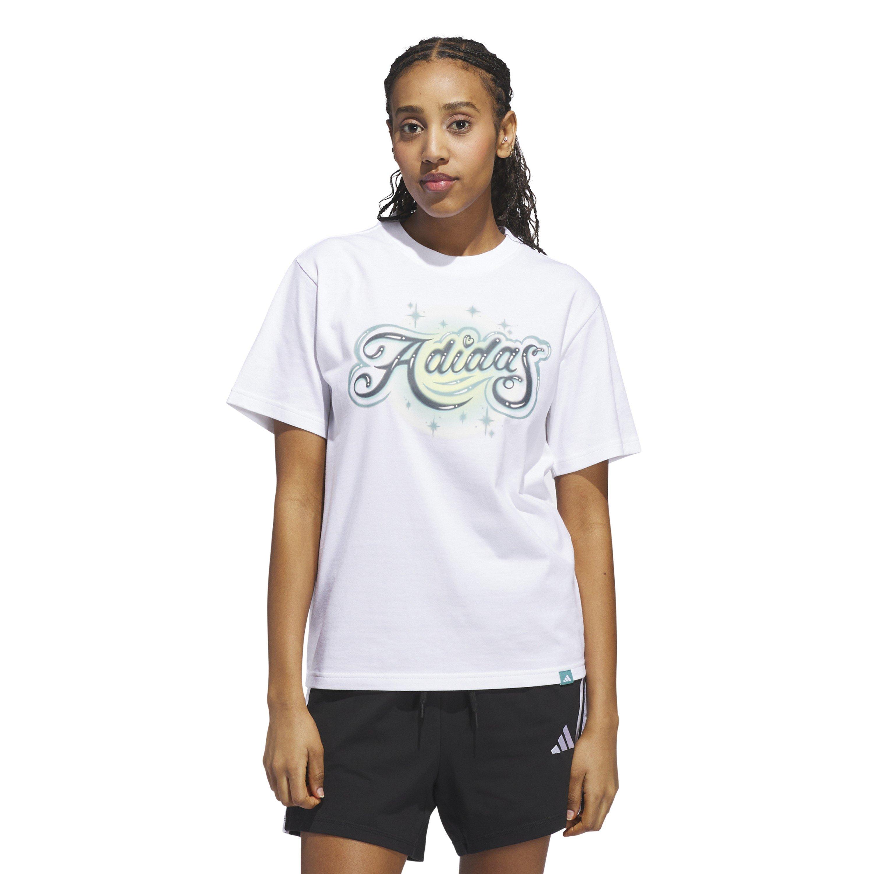 White - adidas - Airbrushed TeeLd61 - 2