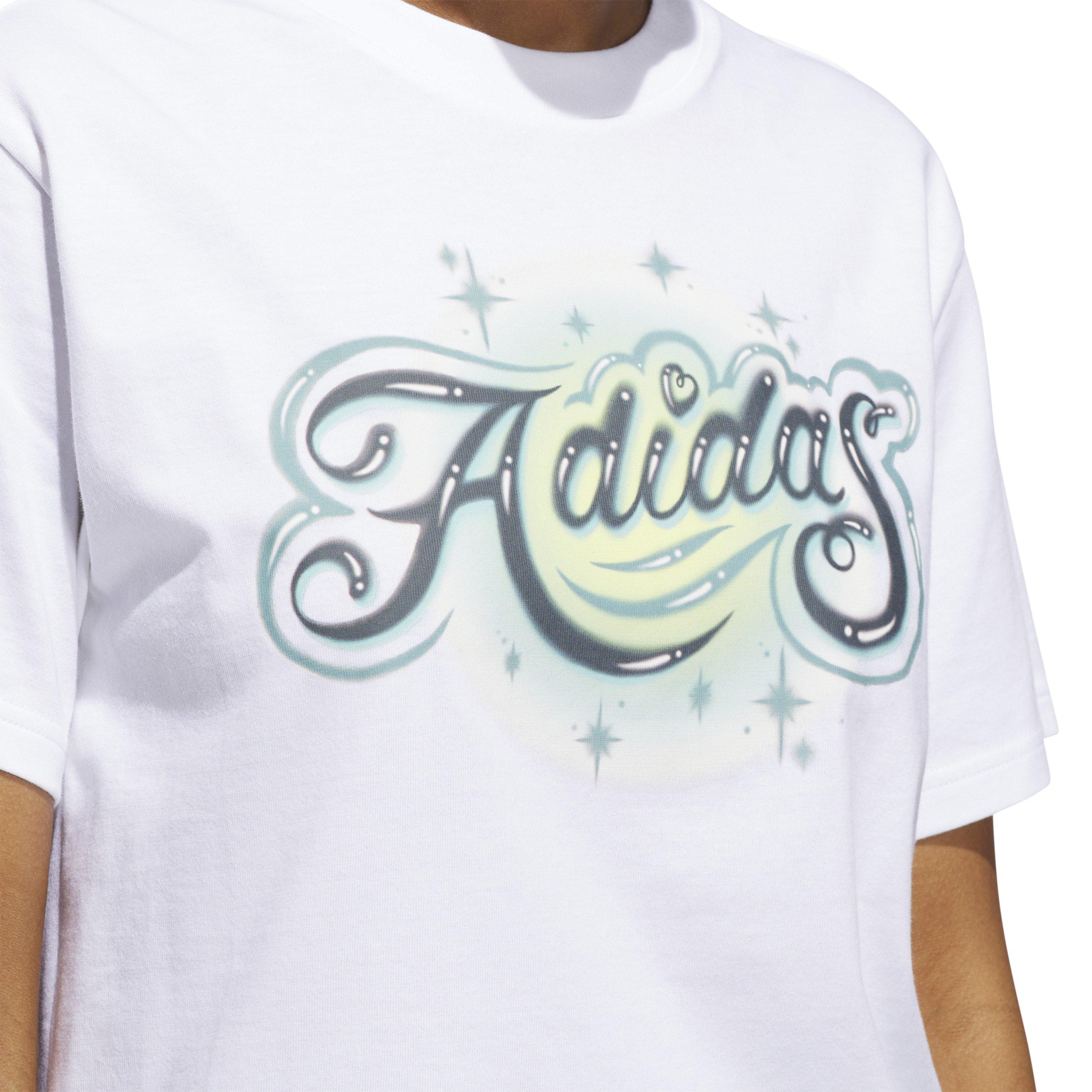 White - adidas - Airbrushed TeeLd61 - 4