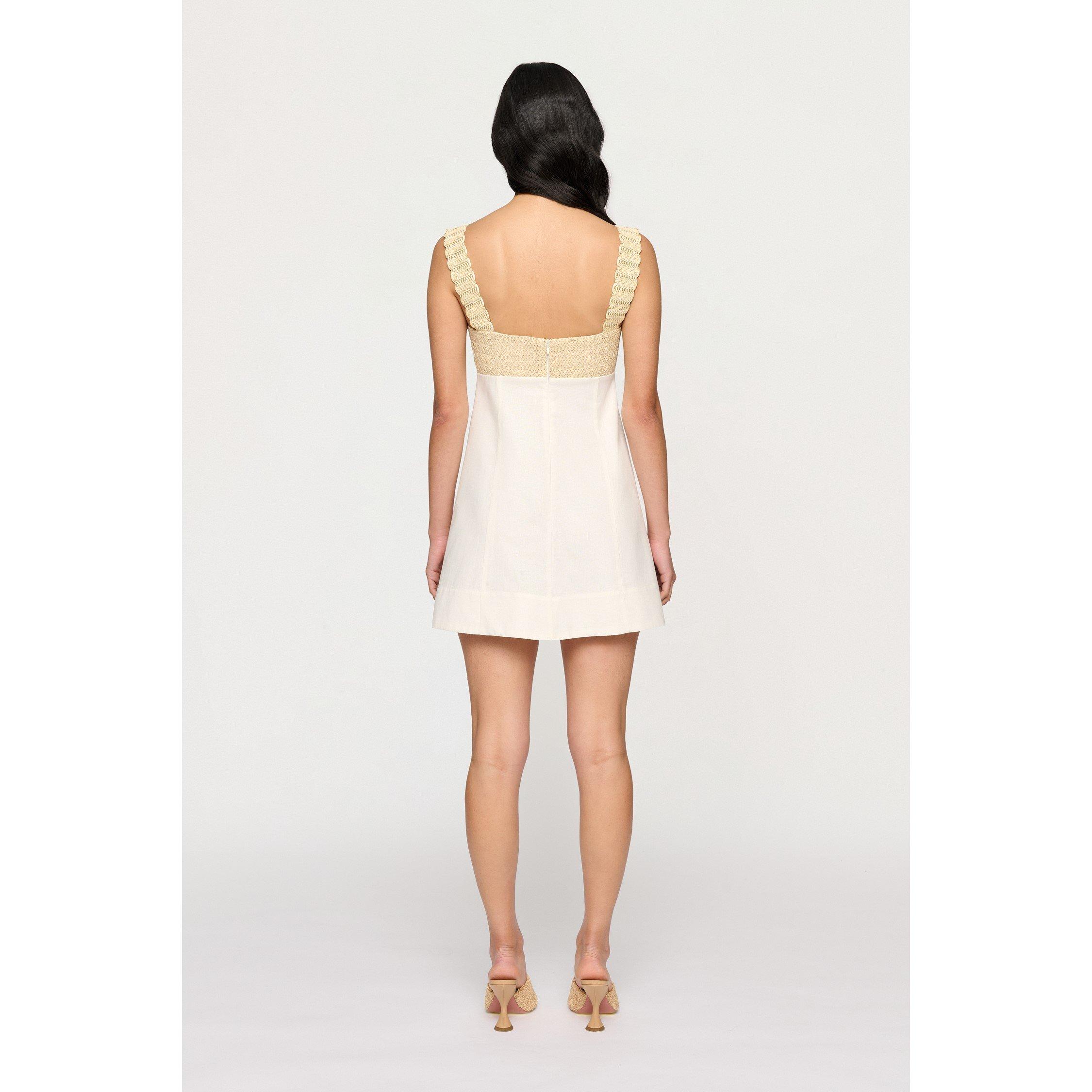 White - Clea - Women's Felix Dress Mini - 2