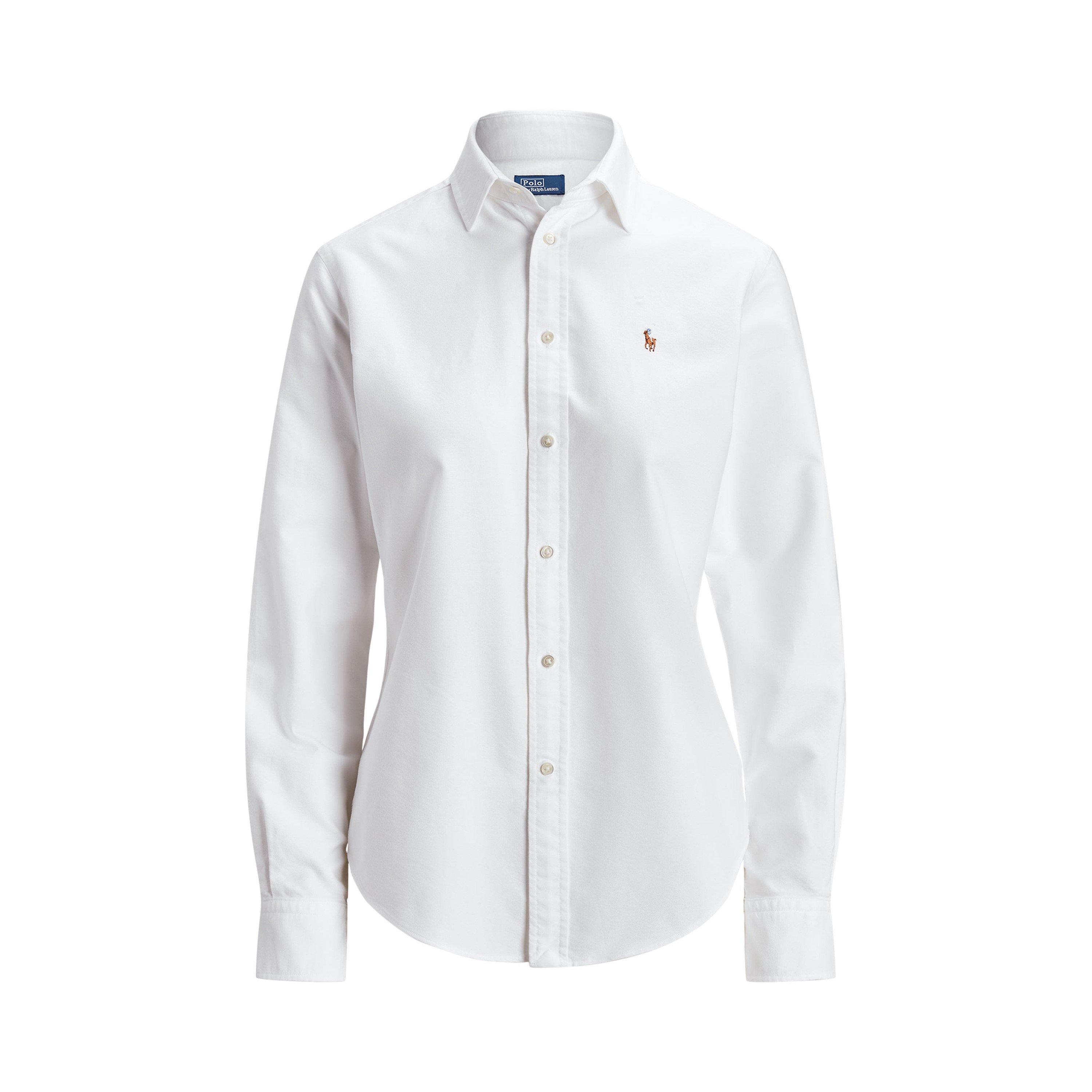 Polo Ralph Lauren Women's Oxford Button-Down Shirt - BSR White - Size 8 (XS)