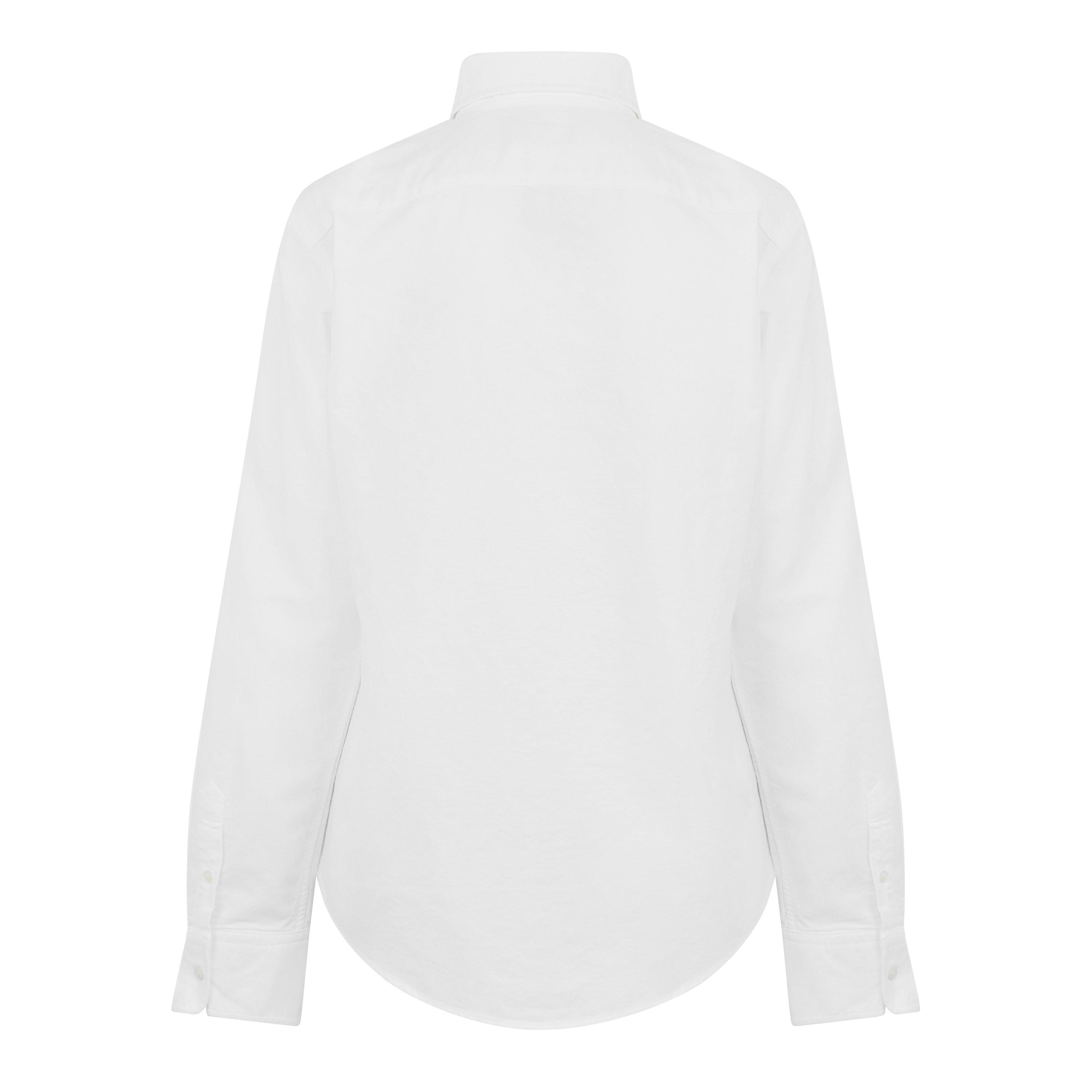 BSR White - Polo Ralph Lauren - Women's Oxford Button-Down Shirt - 2