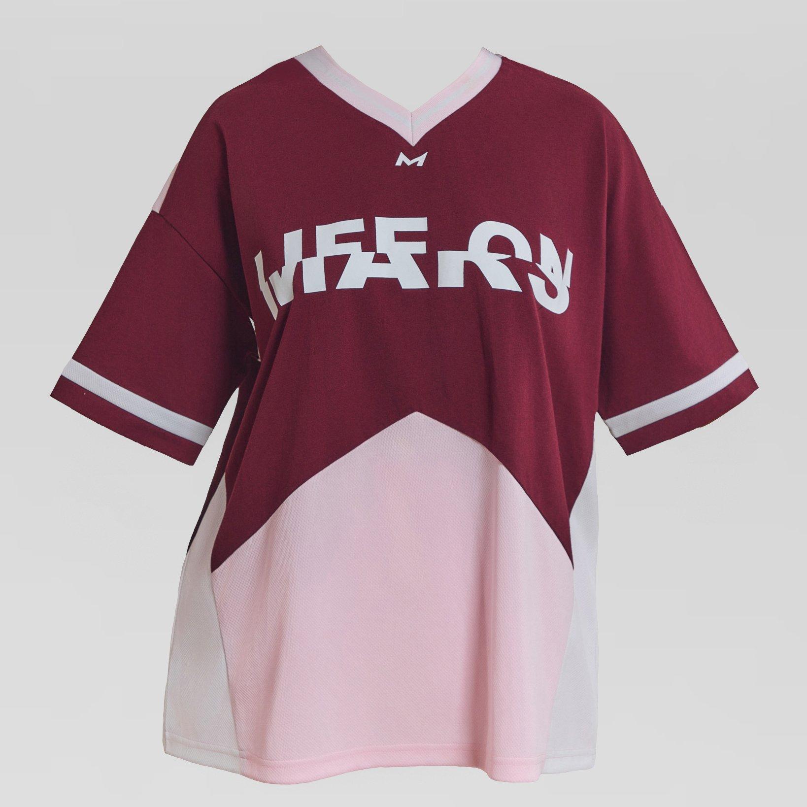 Pink - Mars The Label - Women's Tate Jersey Oversized T-Shirt - 5