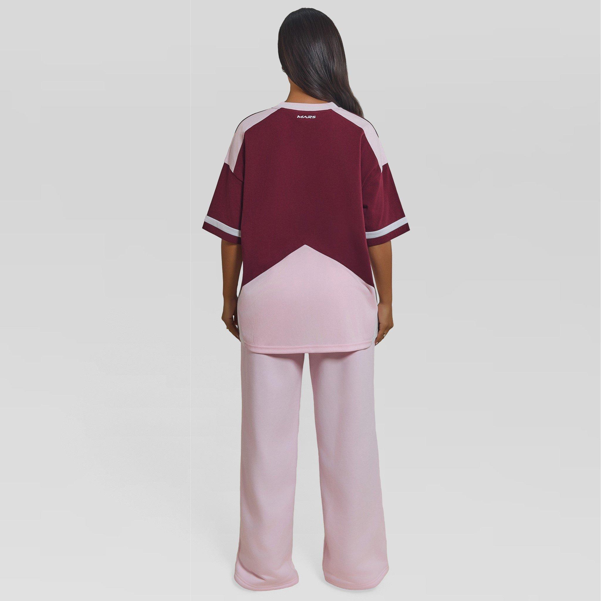 Pink - Mars The Label - Women's Tate Jersey Oversized T-Shirt - 3