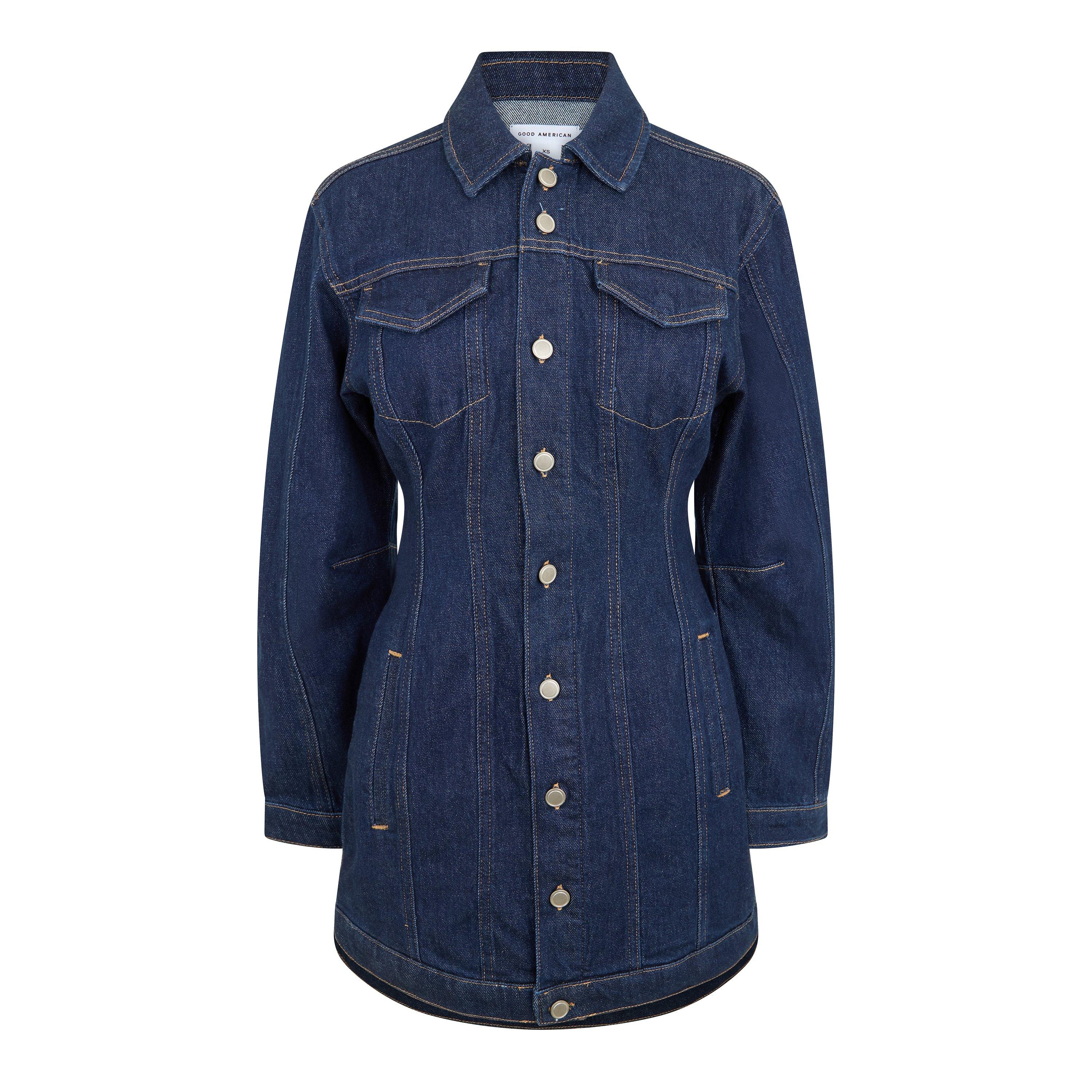 Indigo - Good American - Women's Barrel Mini Dress - 1
