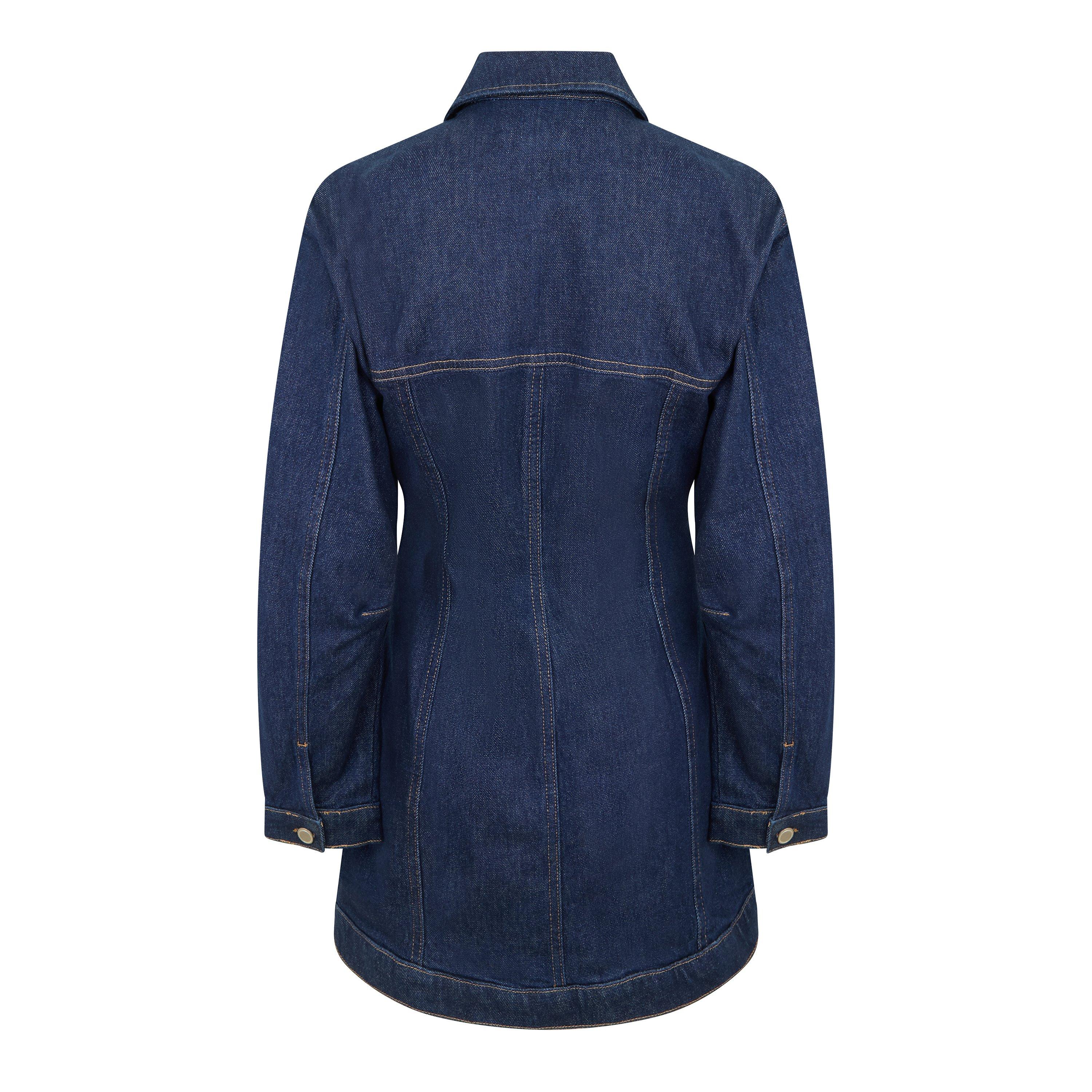 Indigo - Good American - Good Barrel Dress Ld62 - 2