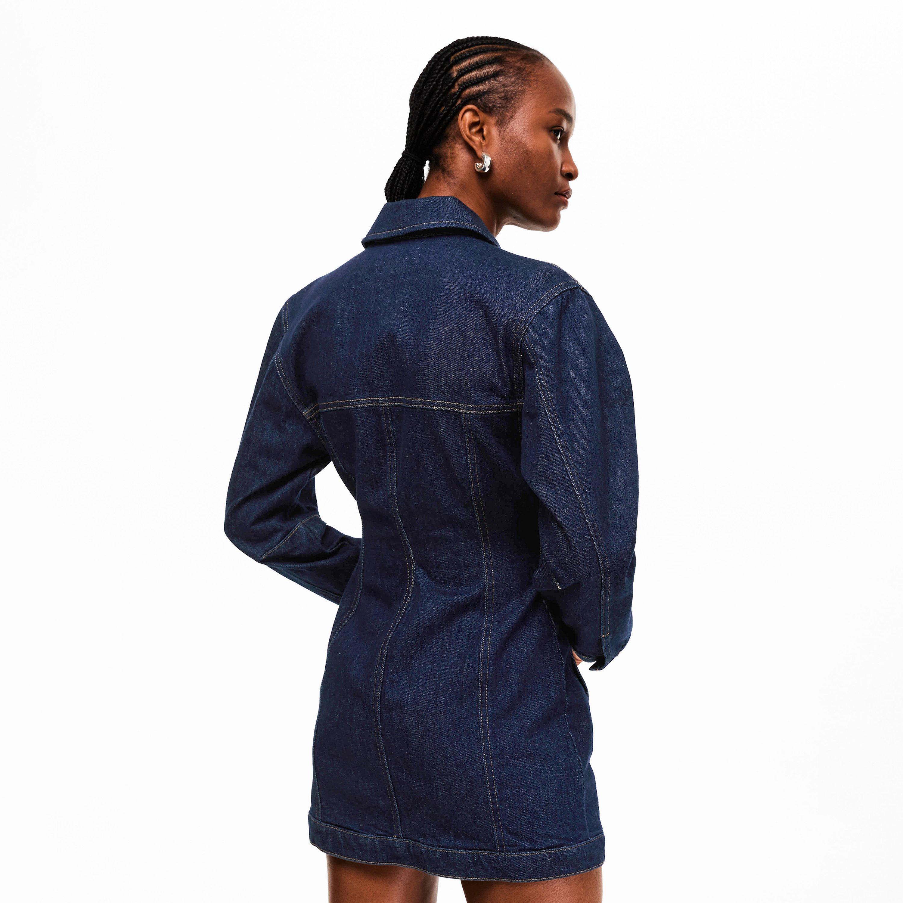 Indigo - Good American - Women's Barrel Mini Dress - 4