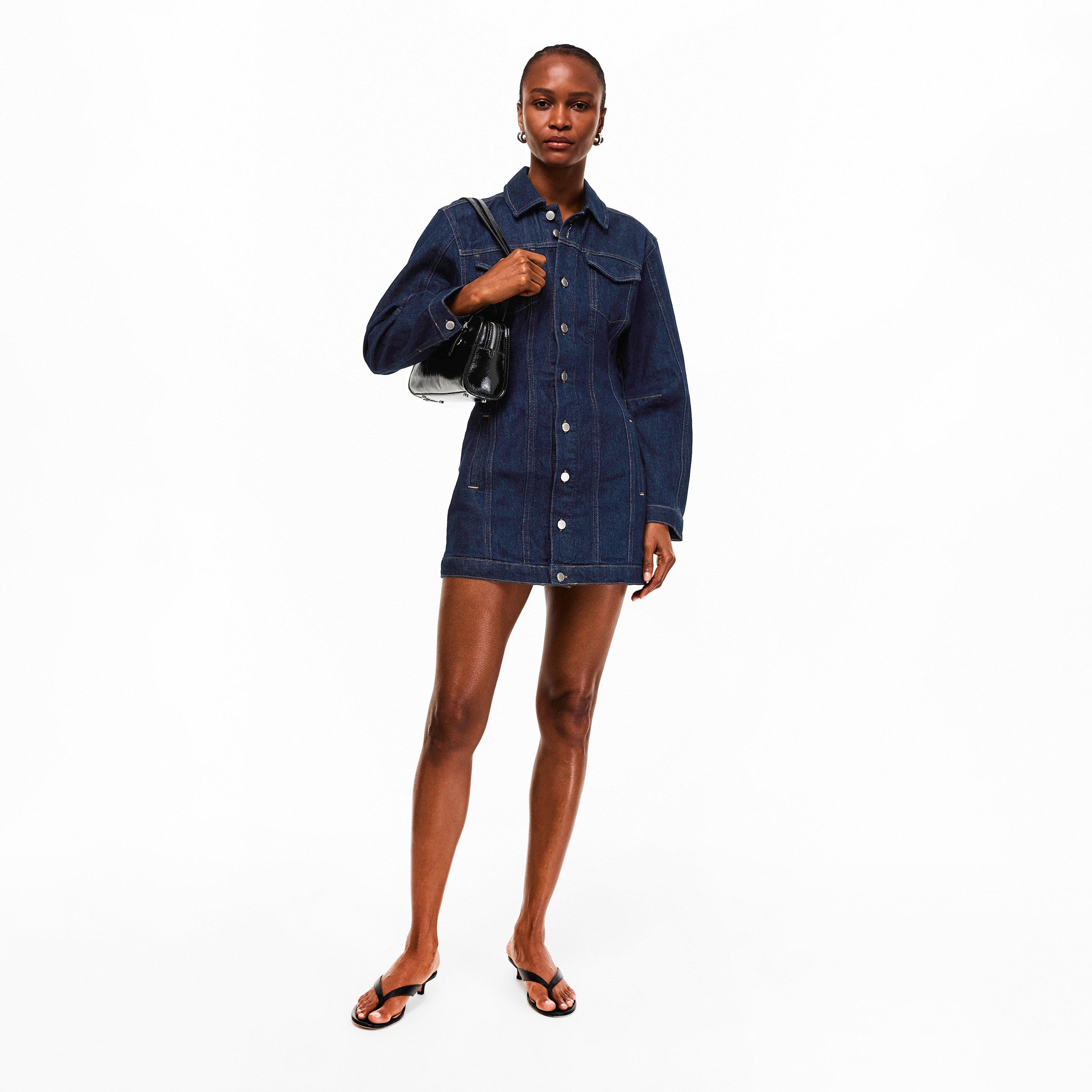 Indigo - Good American - Women's Barrel Mini Dress - 6