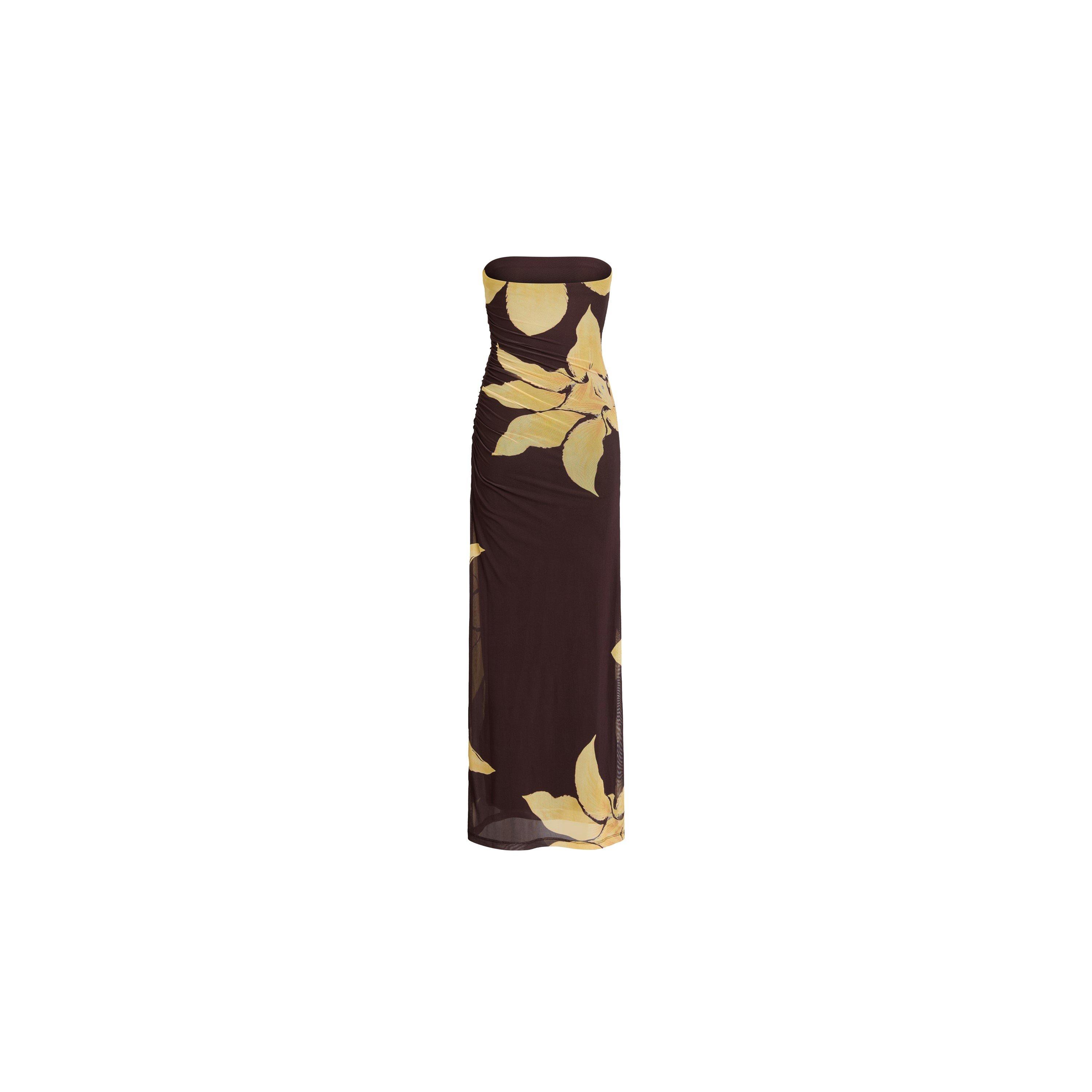 Chocolate - Bardot - Womens Ciera Mesh Maxi Dress - 3