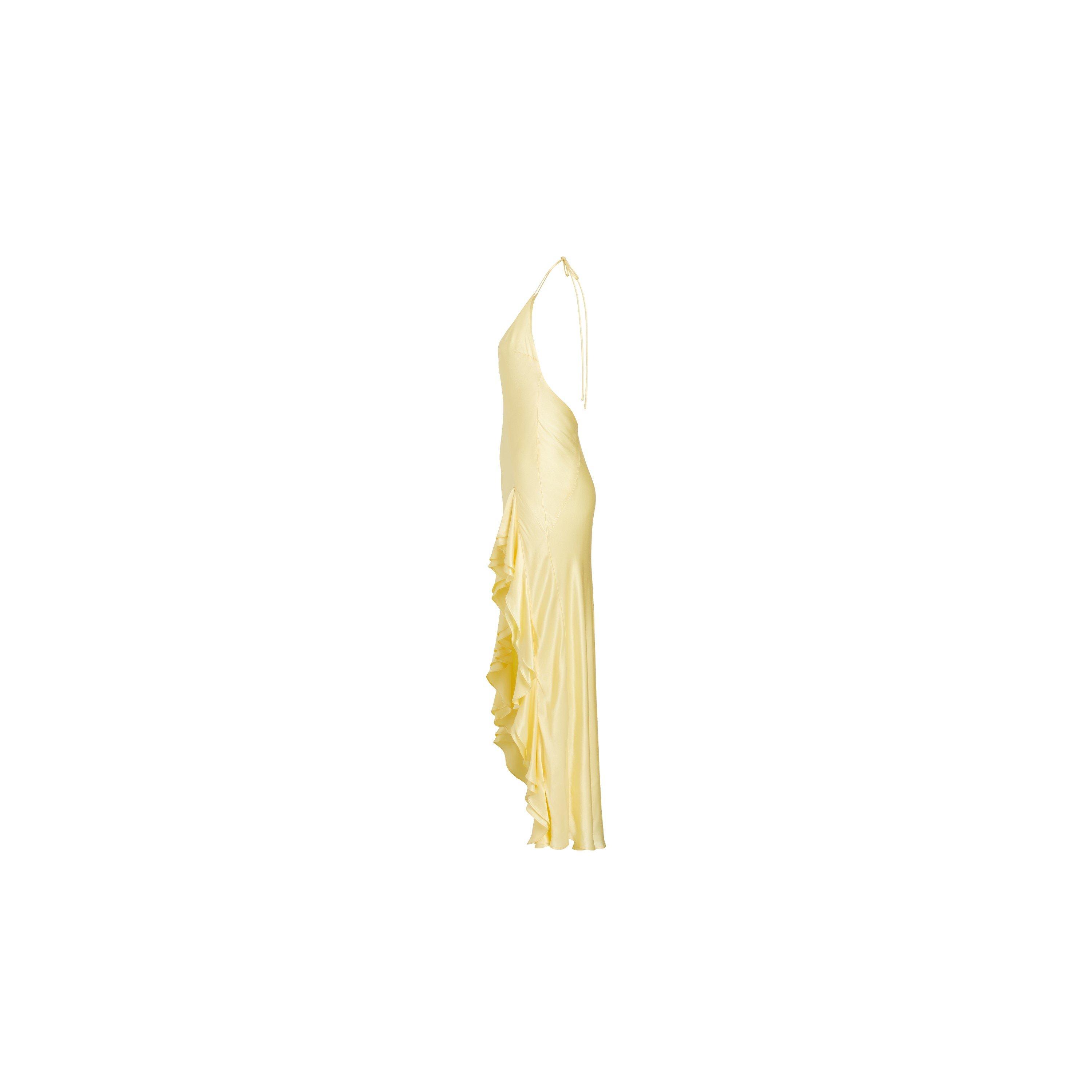 Yellow - Bardot - Womens Selene Maxi Long Dress - 2