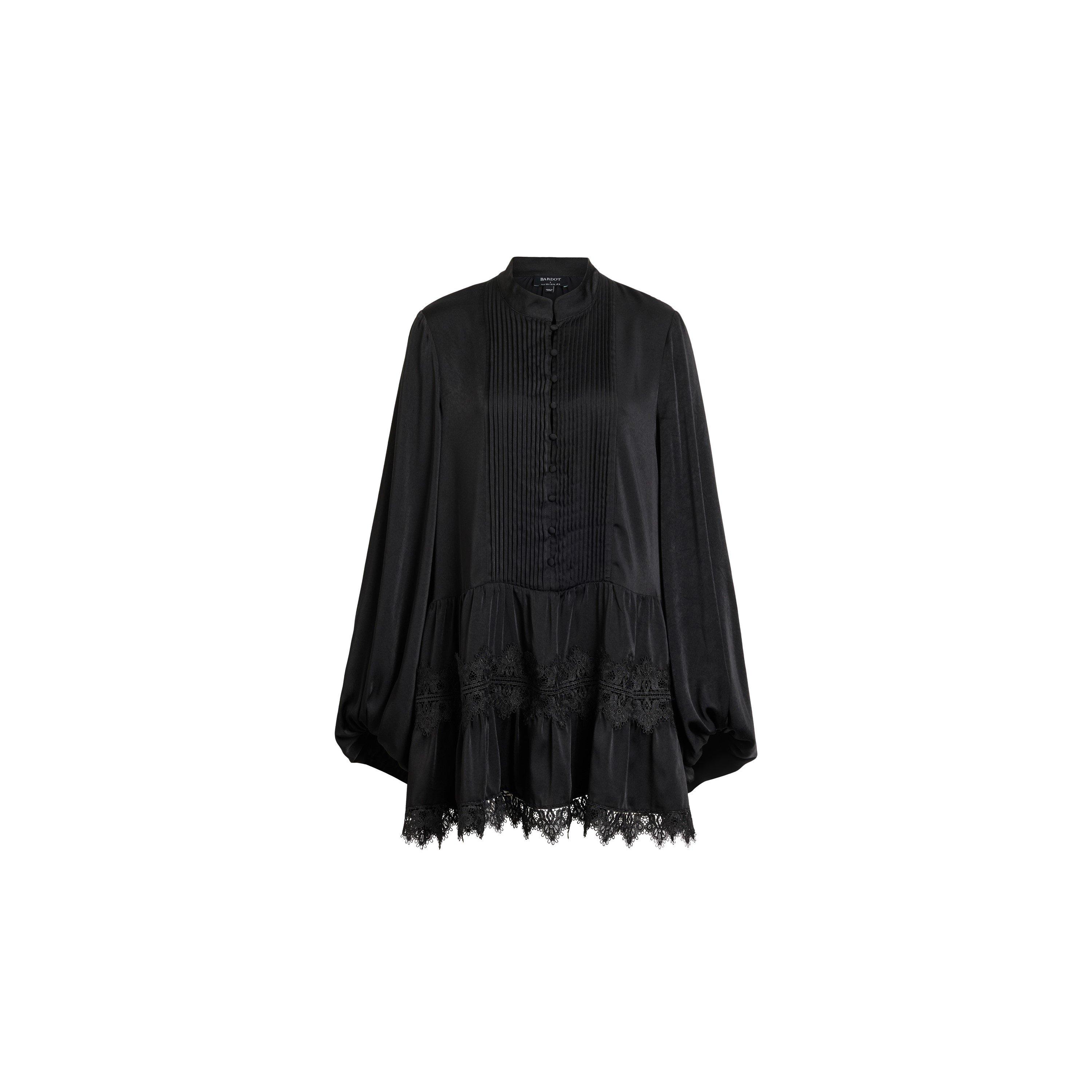 Black - Bardot - Womens Antonia Shirt Dress - 1