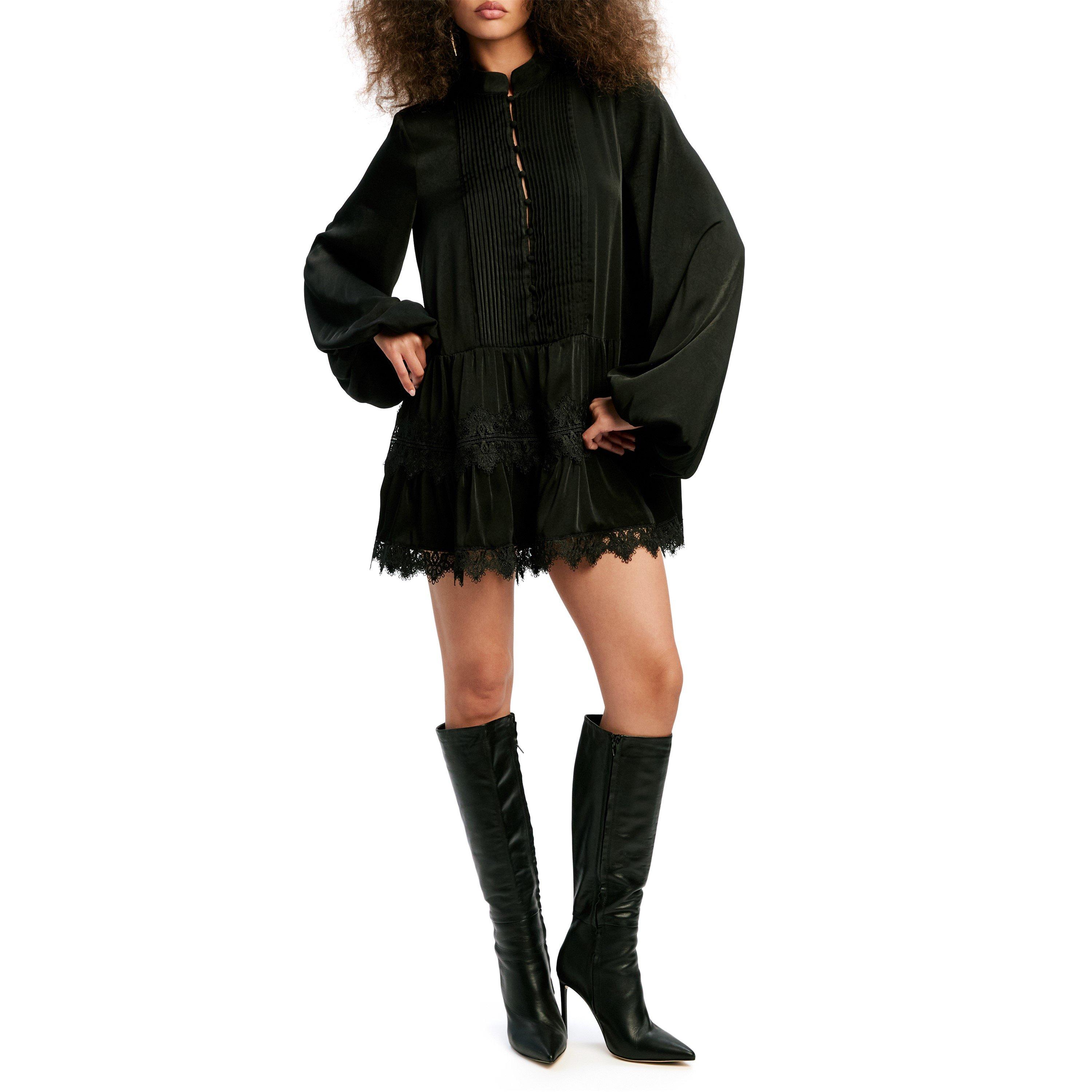 Black - Bardot - Womens Antonia Shirt Dress - 4