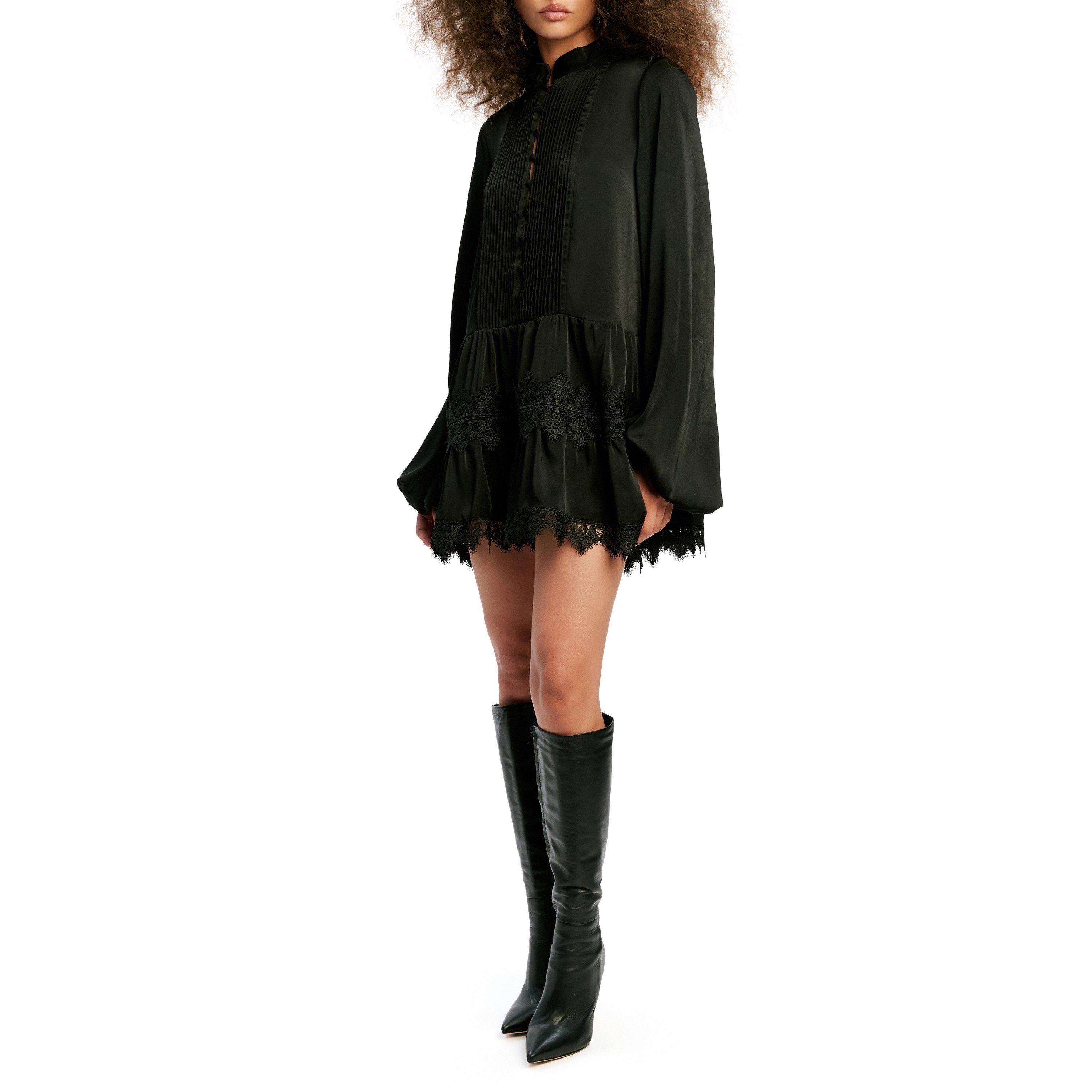Black - Bardot - Womens Antonia Shirt Dress - 5