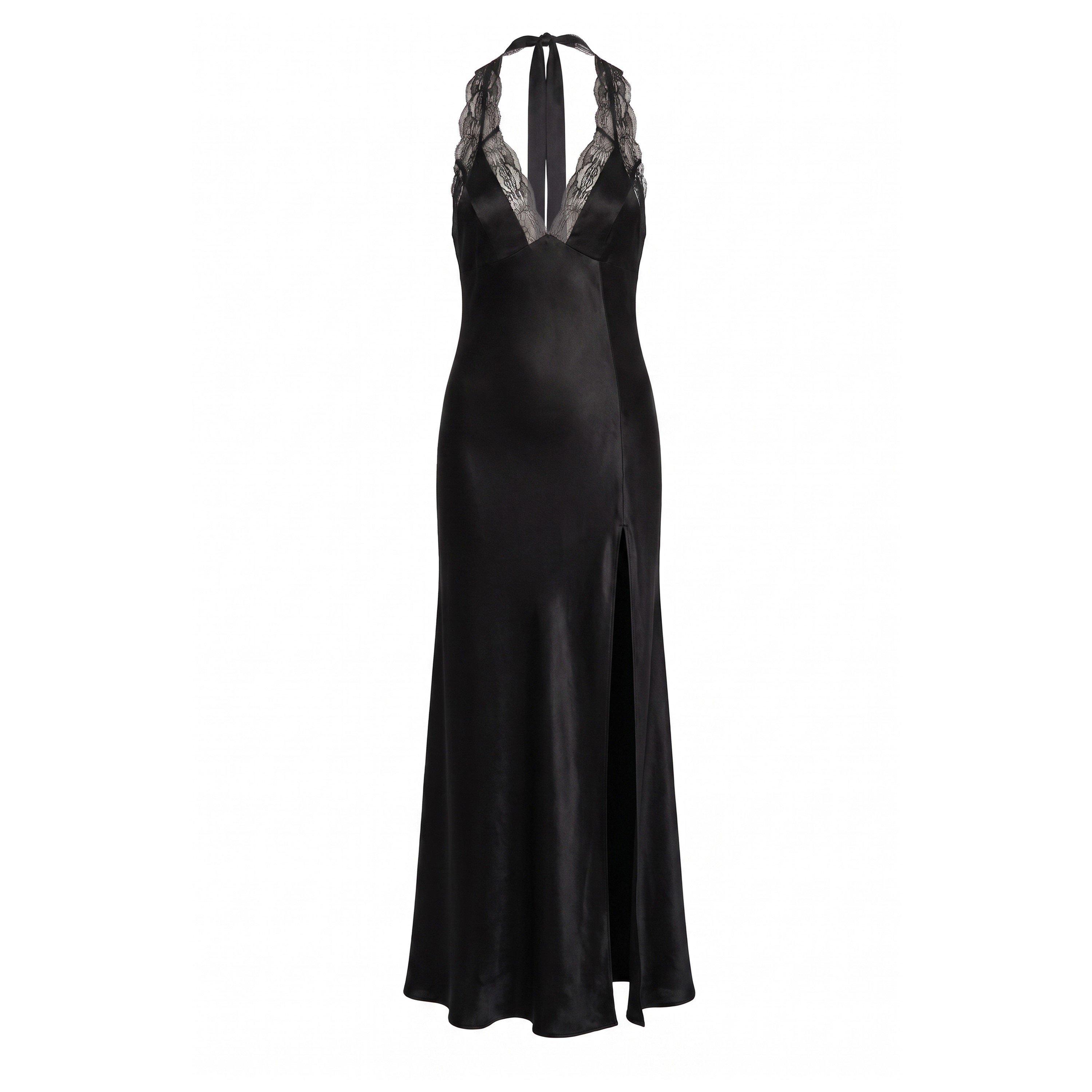 Black - Bardot - Womens Neck Long Maxi Dress - 1