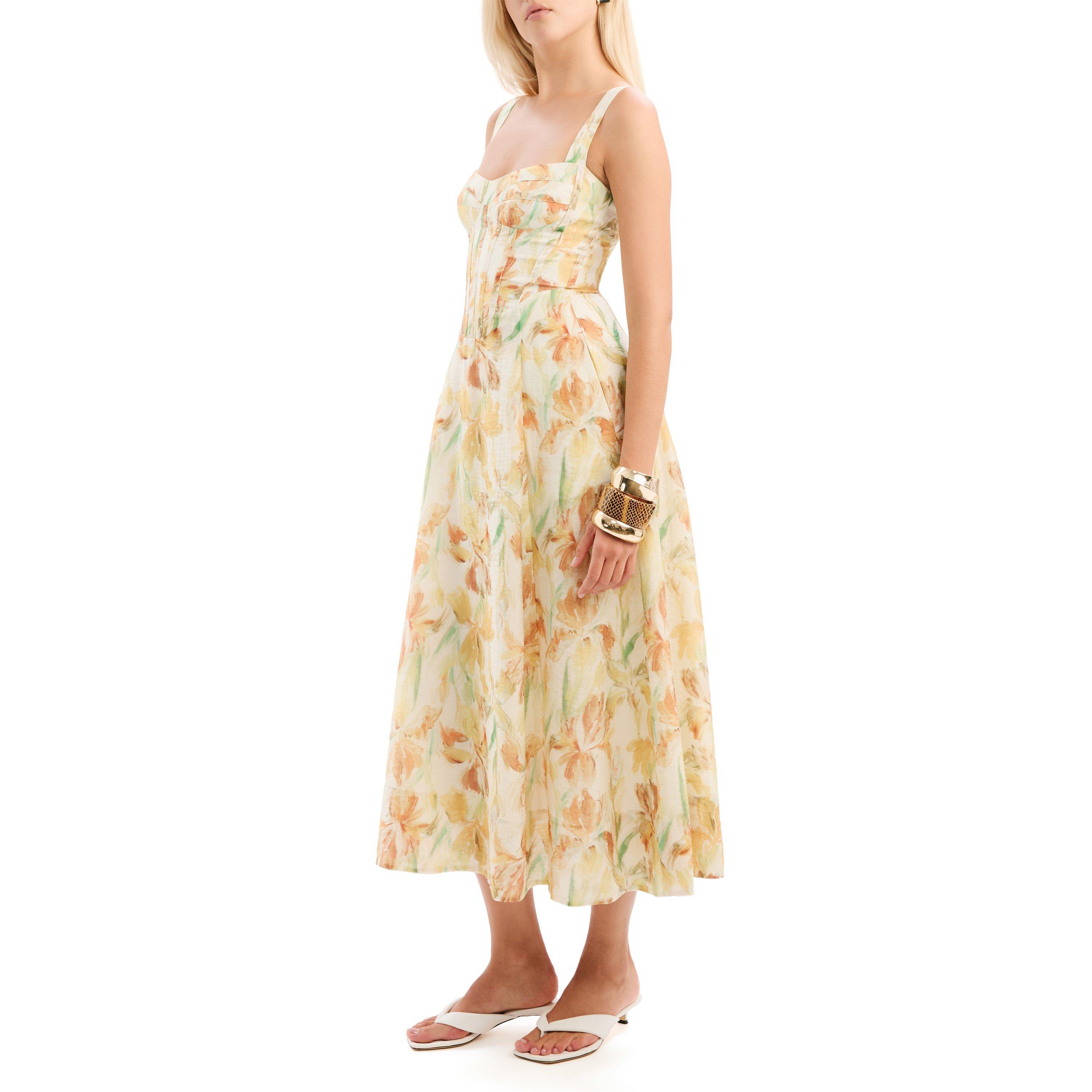 Floral - Bardot - Womens Adaline Long Midi Dress - 5
