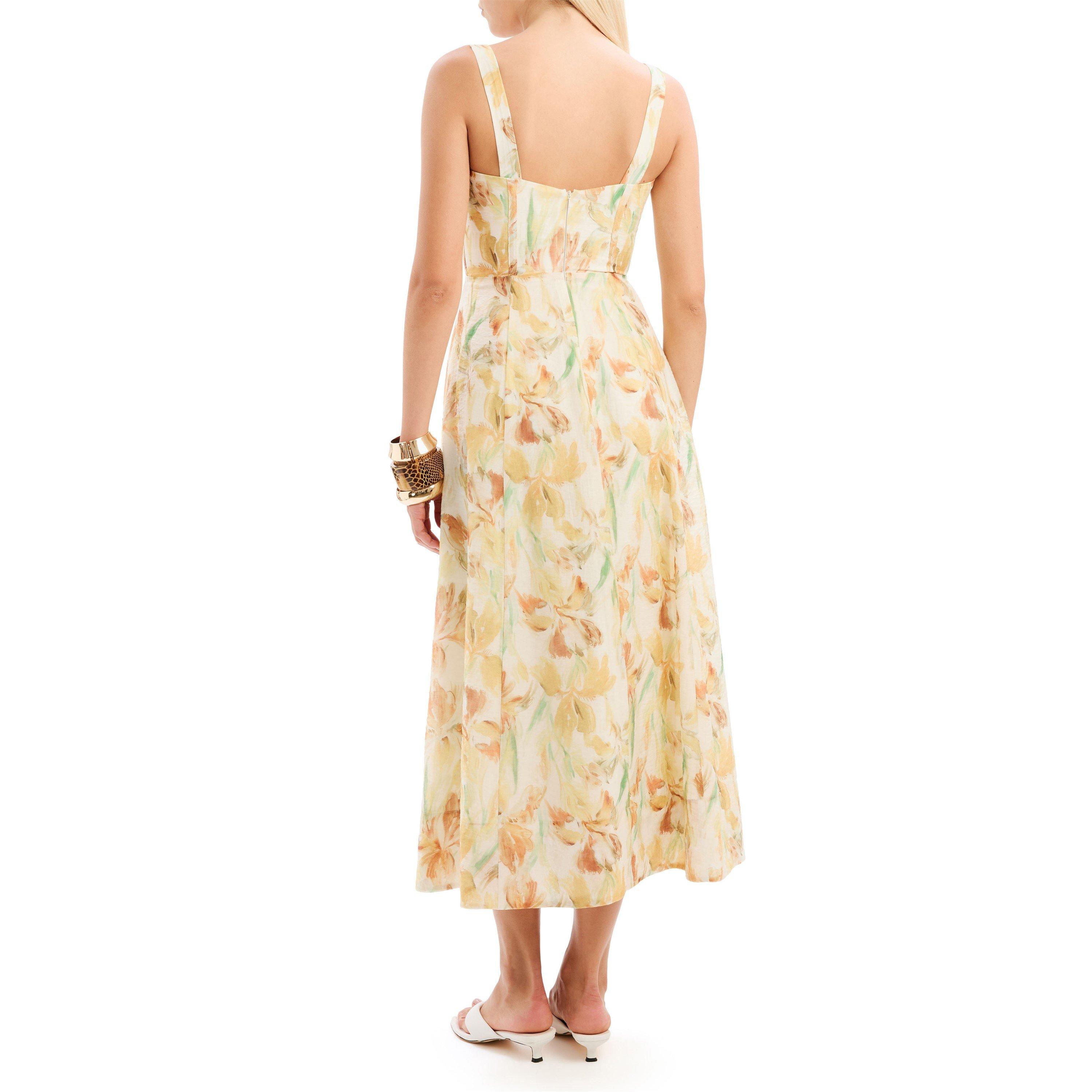 Floral - Bardot - Womens Adaline Long Midi Dress - 6