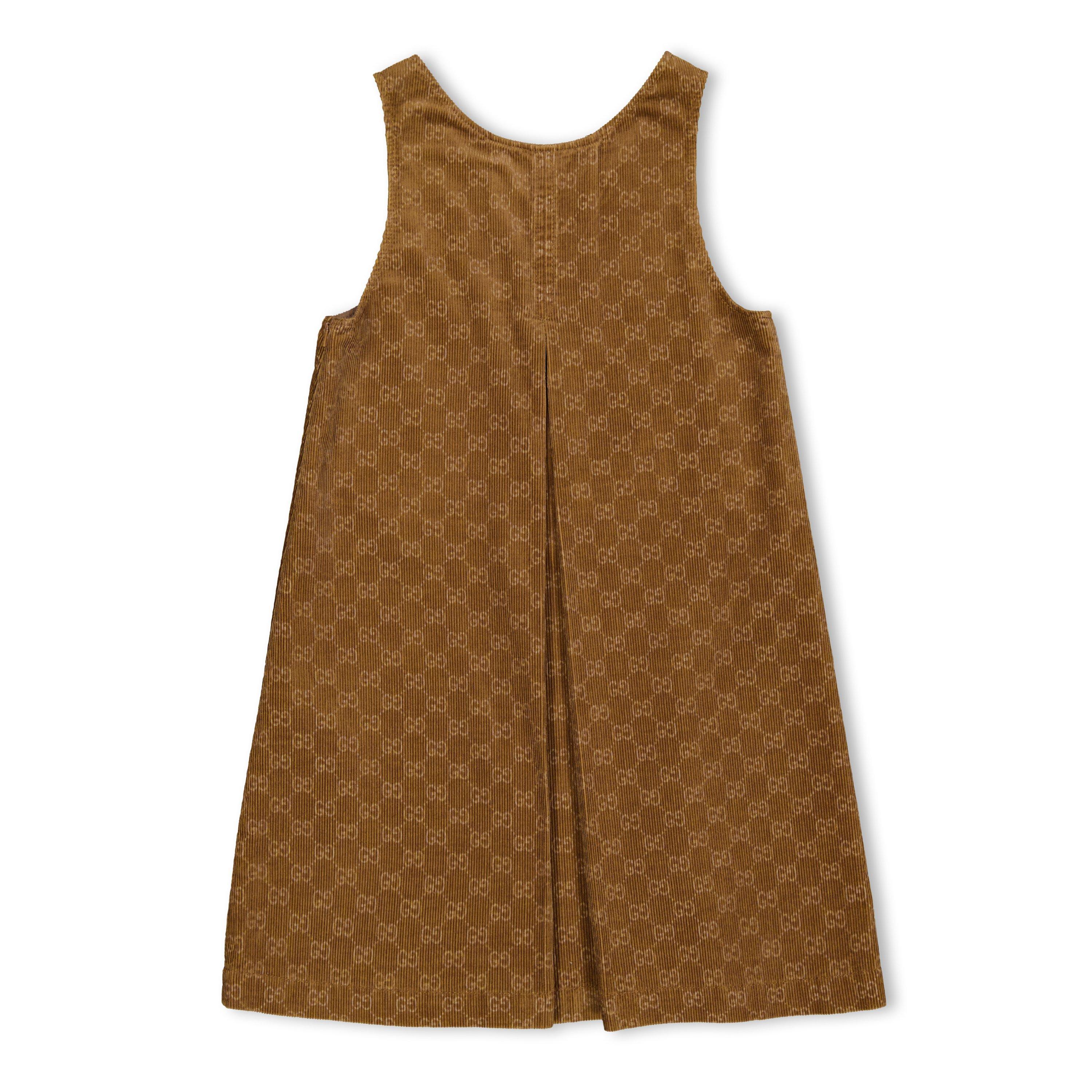 Brown 2230 - Gucci - Gucci GG Cord Dress Jn63 - 2