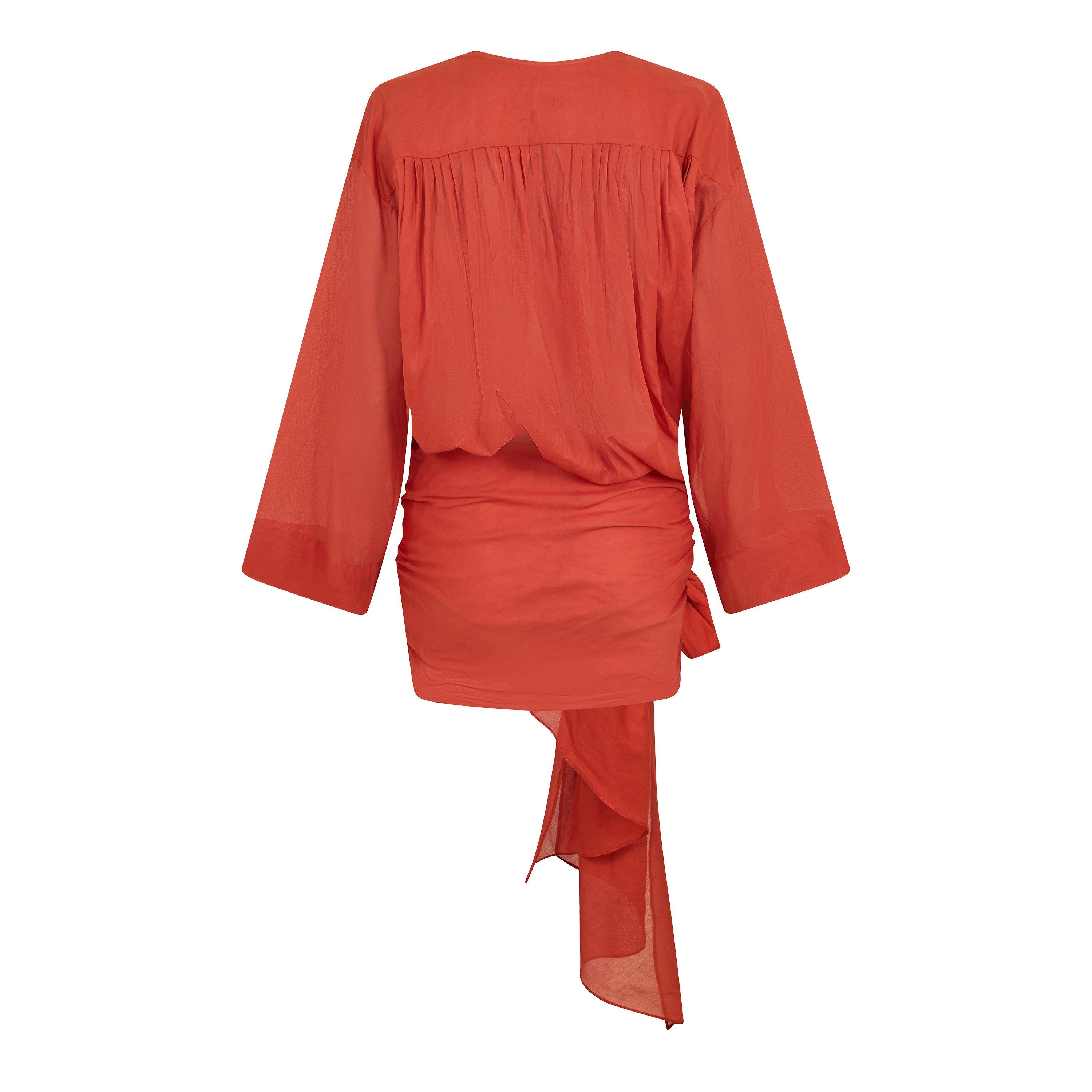 Tangerine - The Andamane - Women's Indira Wrapped Mini Dress - 2