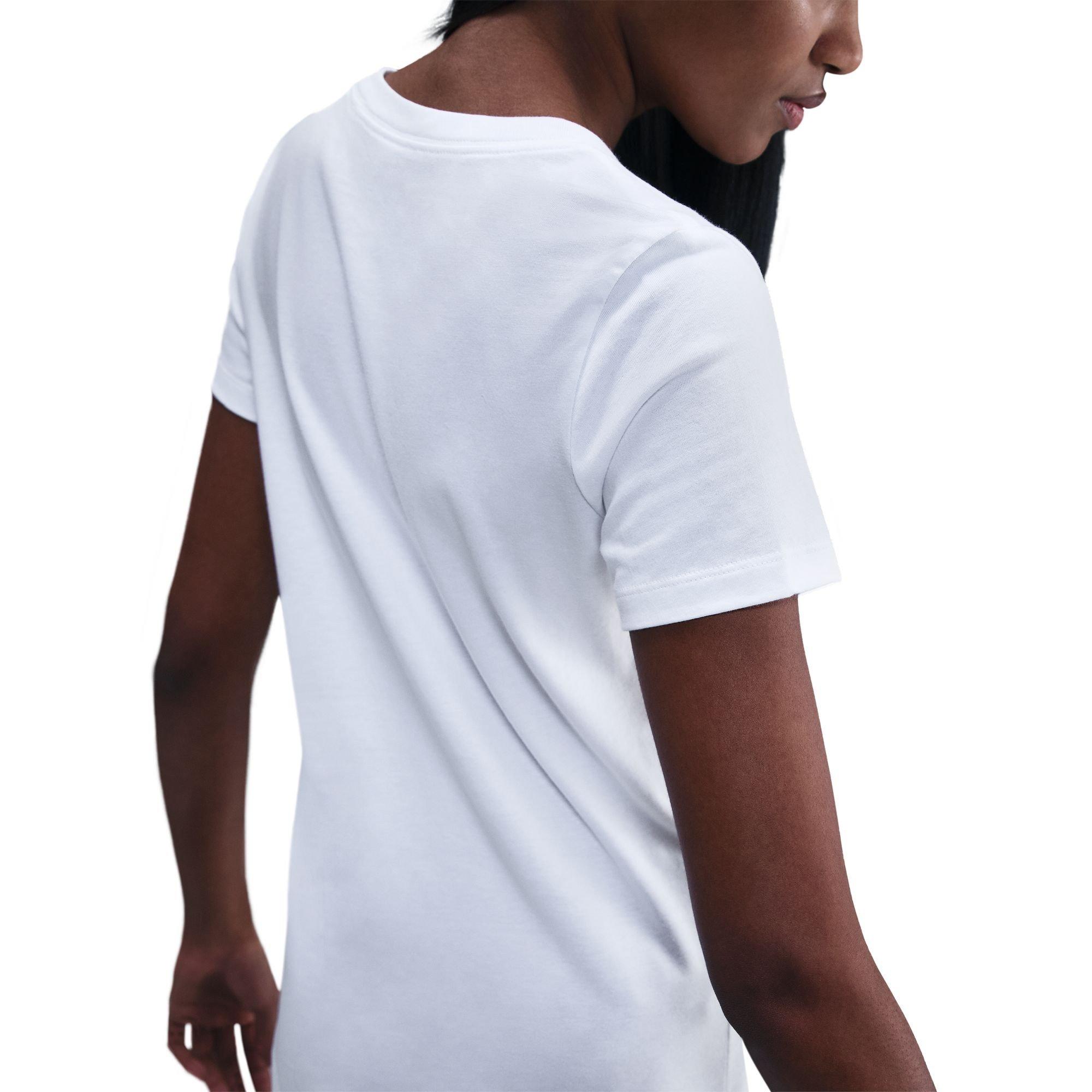 White - Nike - Women's Club V T-Shirt - 2