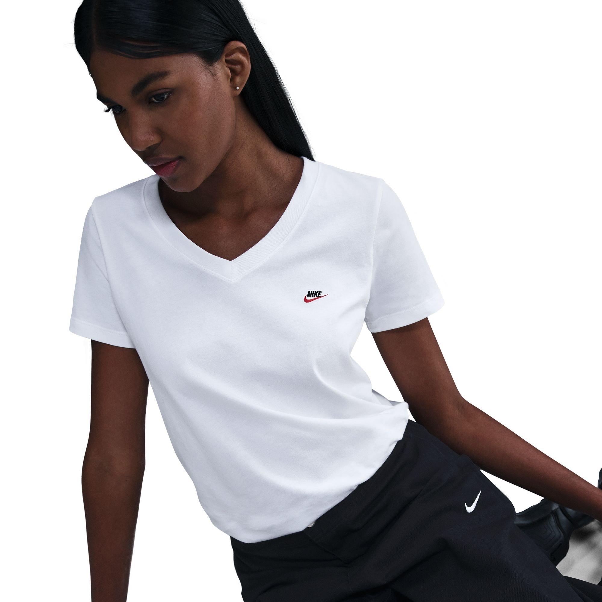 White - Nike - Women's Club V T-Shirt - 3