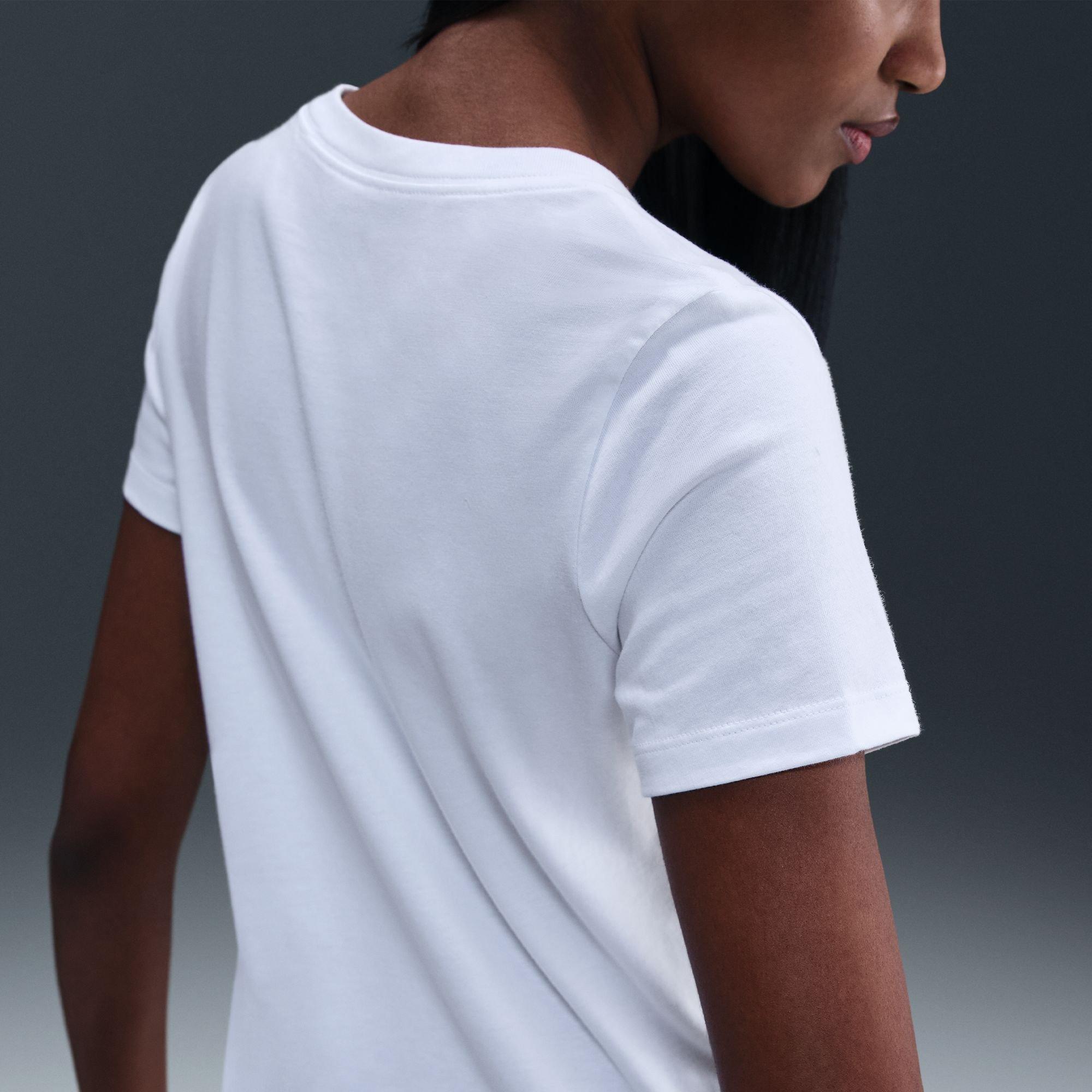 White - Nike - Women's Club V T-Shirt - 9