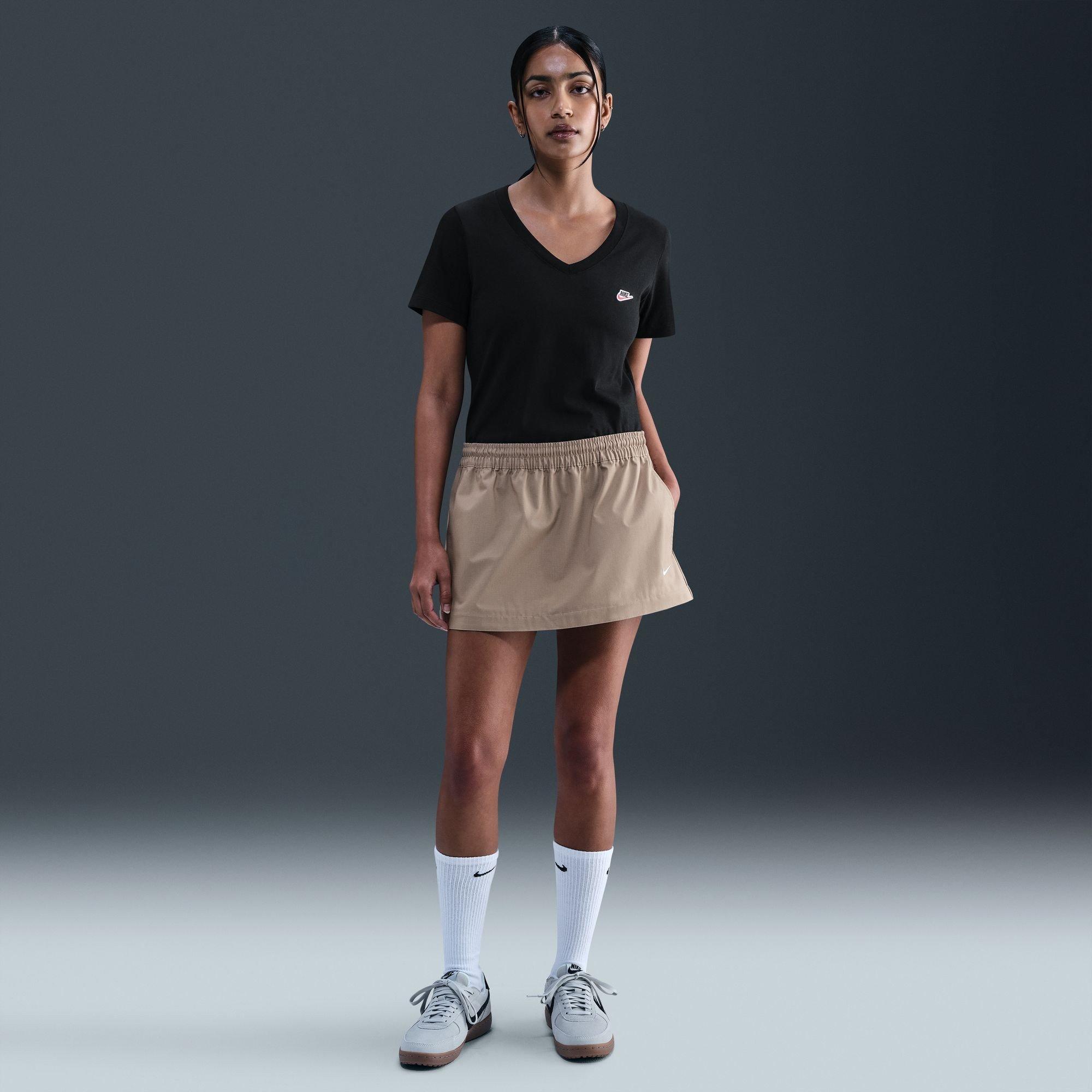 Black - Nike - Women's Club V T-Shirt - 7