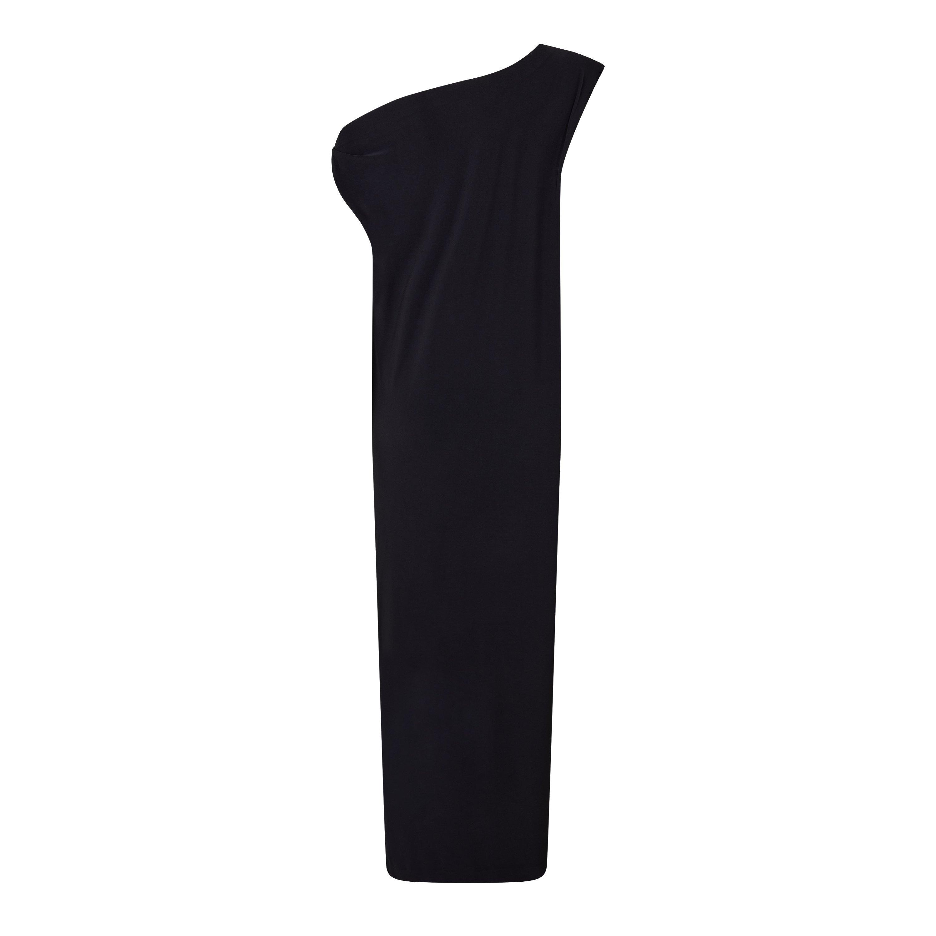 Black - Norma Kamali - Women's Shoulder Long Maxi Dress - 2