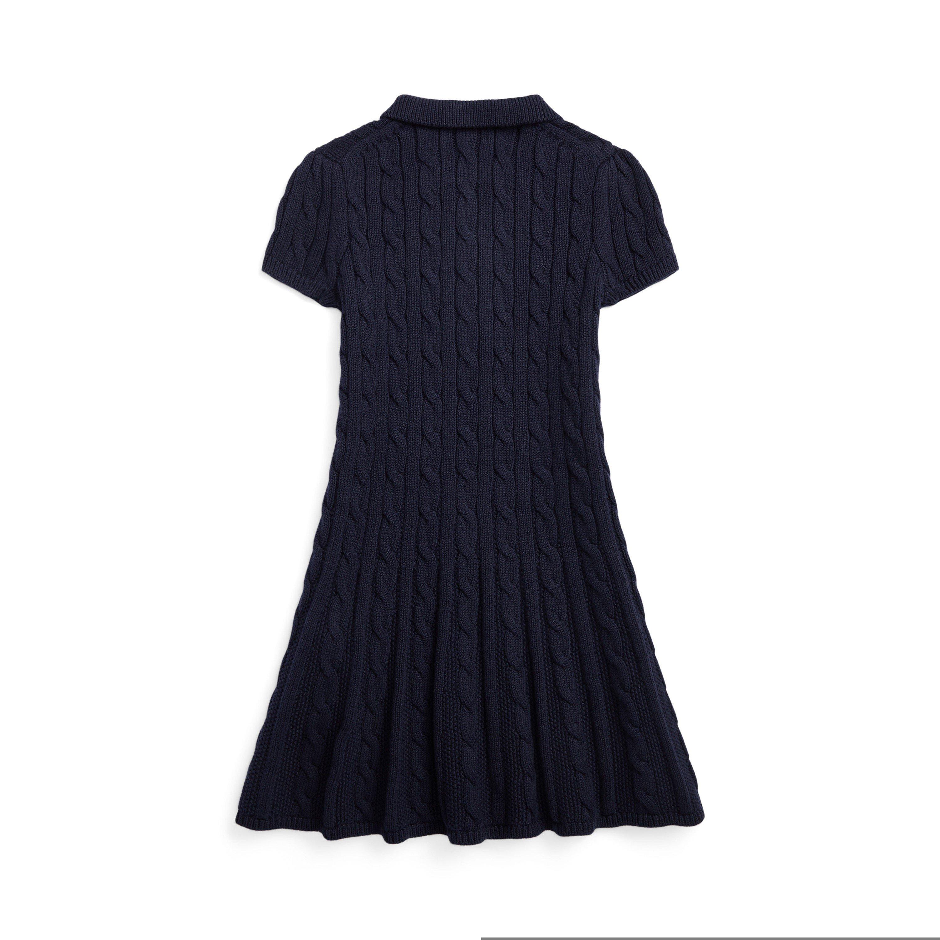 Navy/Cream - Polo Ralph Lauren - Kids' Polo Dress - 2