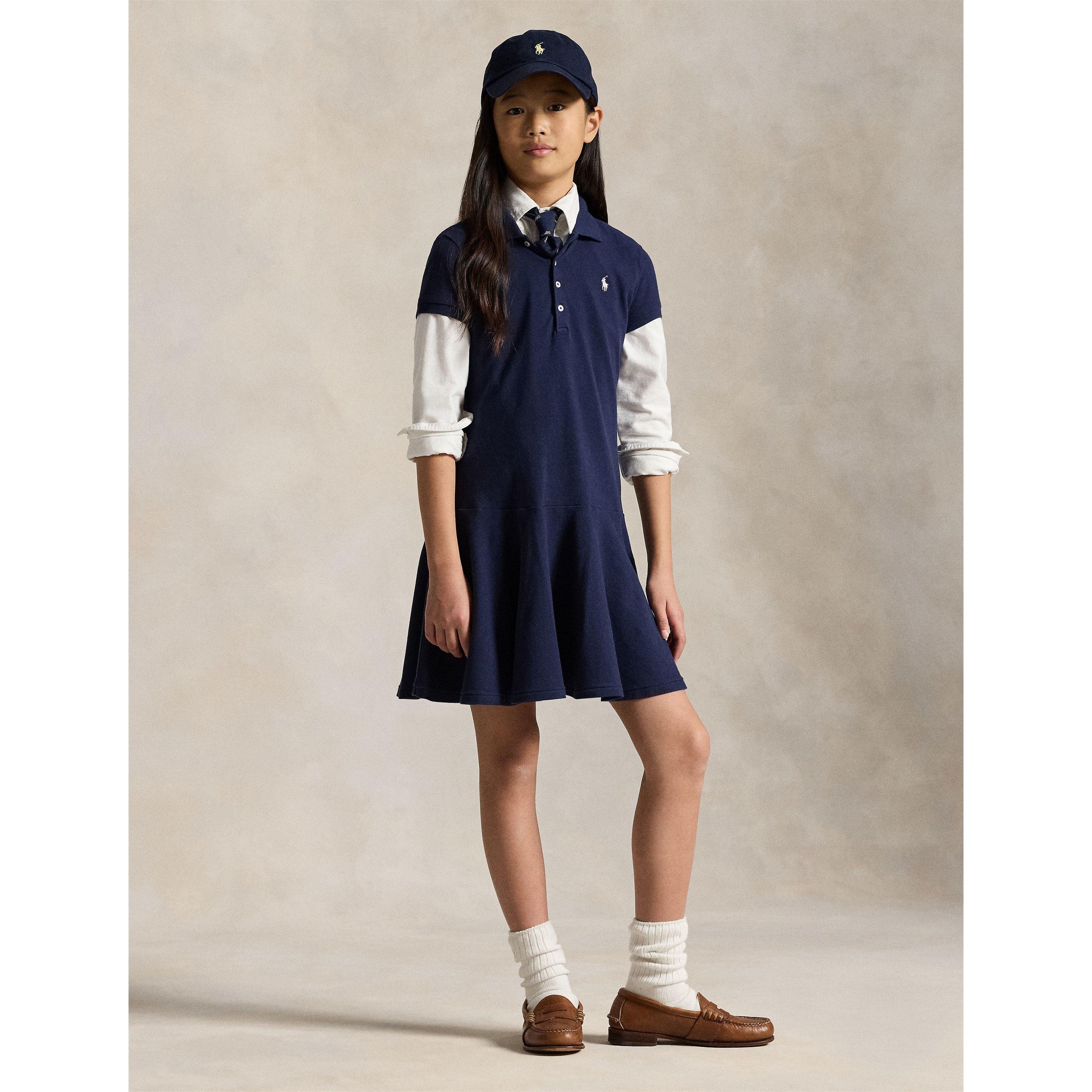 Refined Navy - Polo Ralph Lauren - Kids' Polo Dress - 5