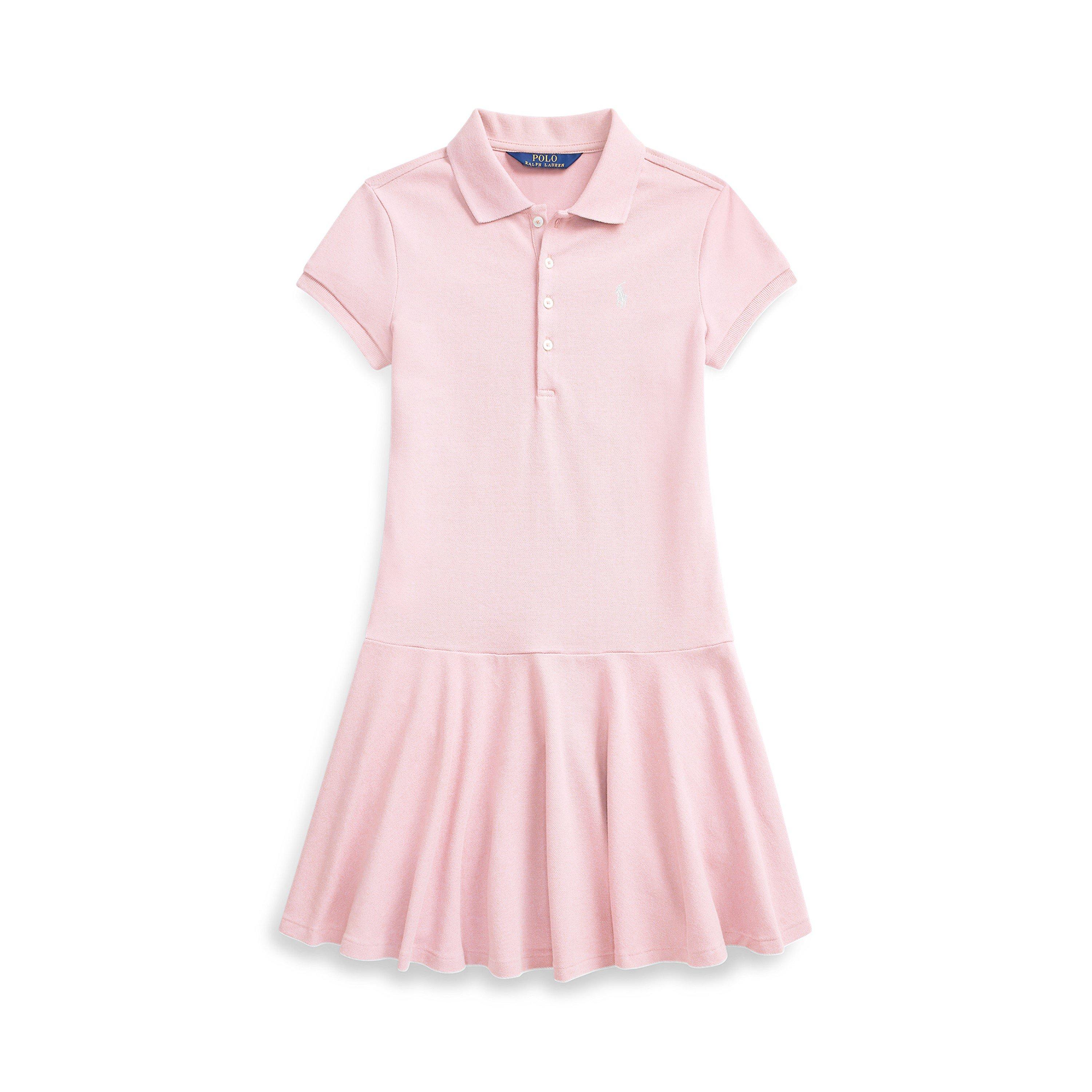 Pink/White - Polo Ralph Lauren - Kids' Polo Dress - 1