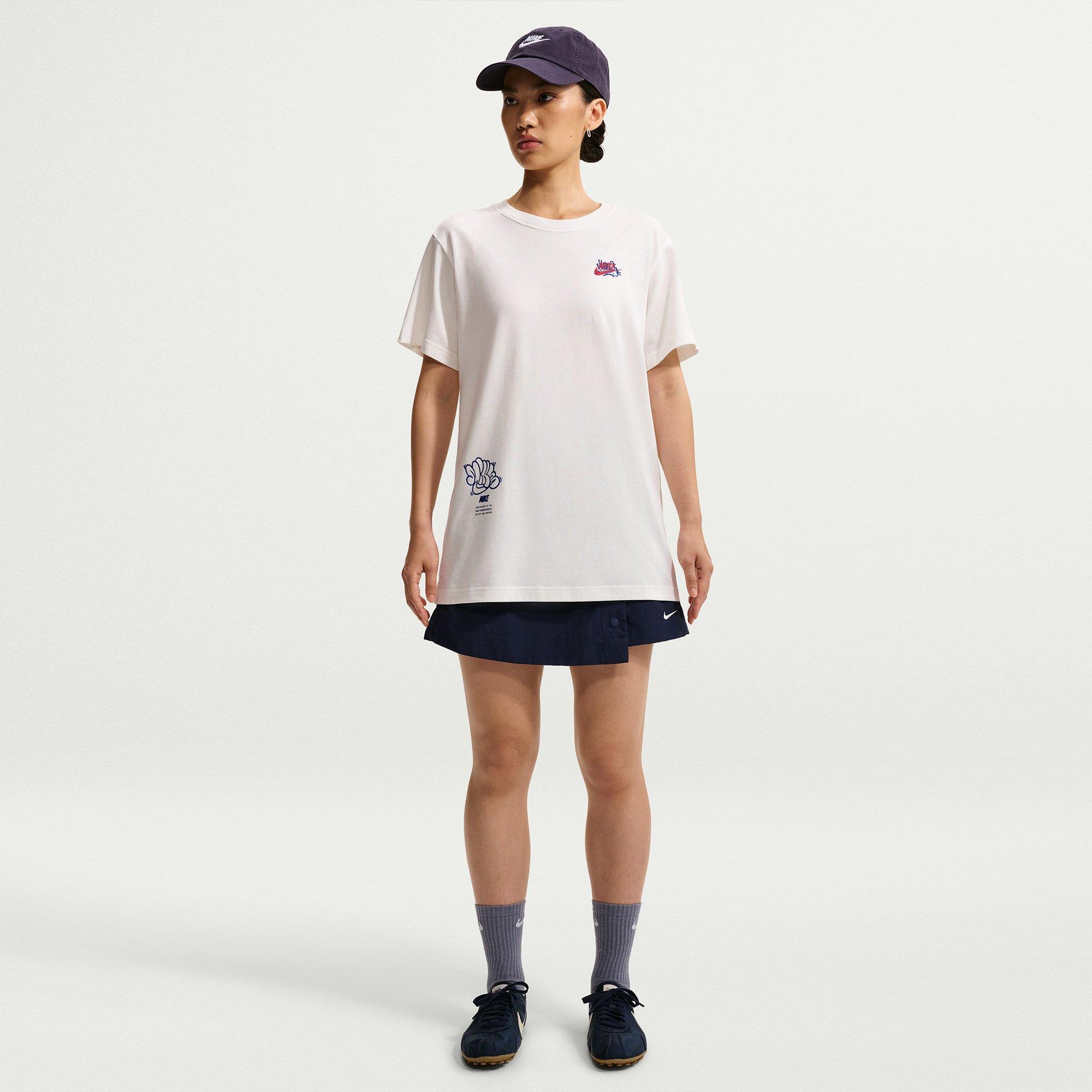 Sail - Nike - Women's Oversized Fit T-Shirt - 5