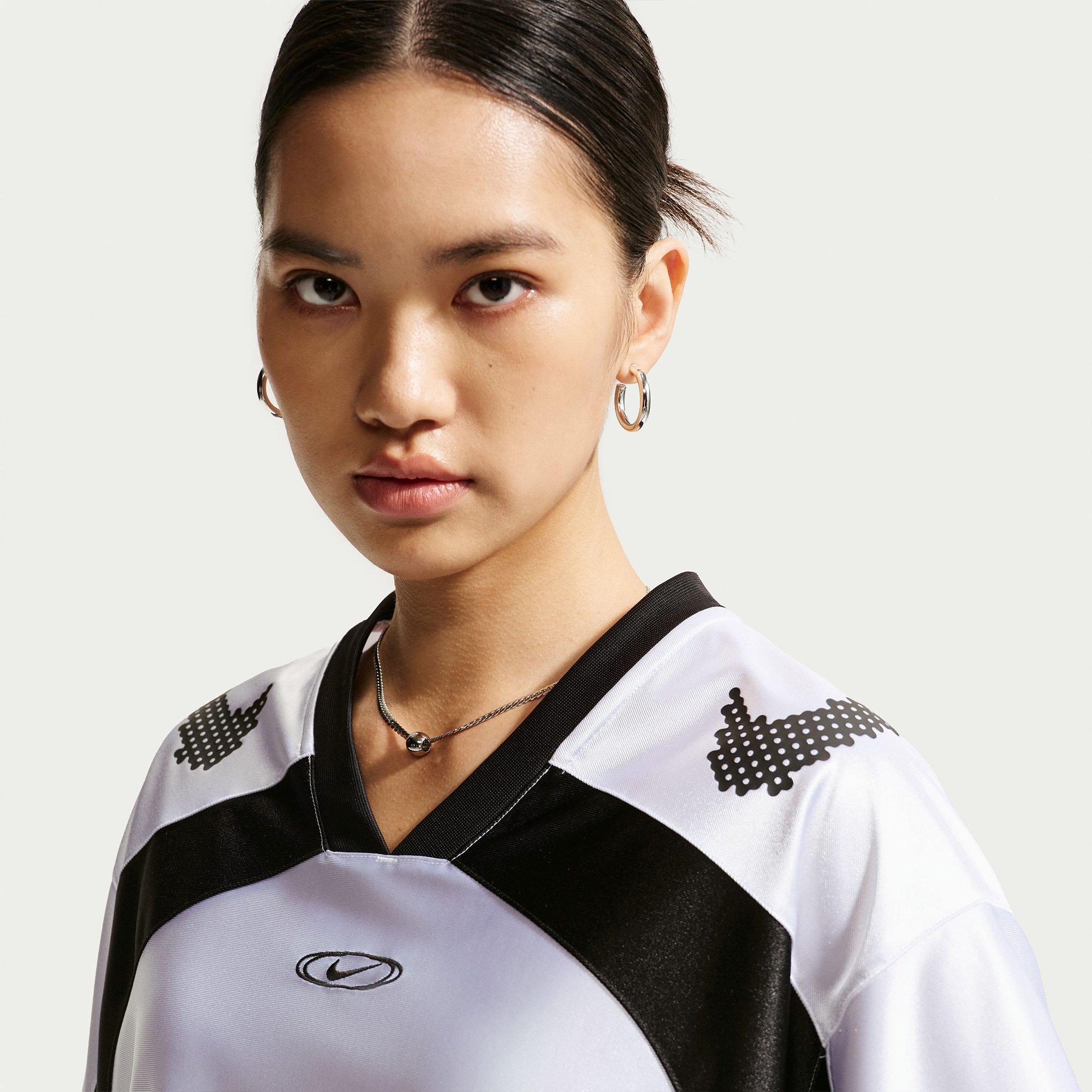 Wht/Blk/Silver - Nike - Nike Street Gfx Jsy Ld64 - 4