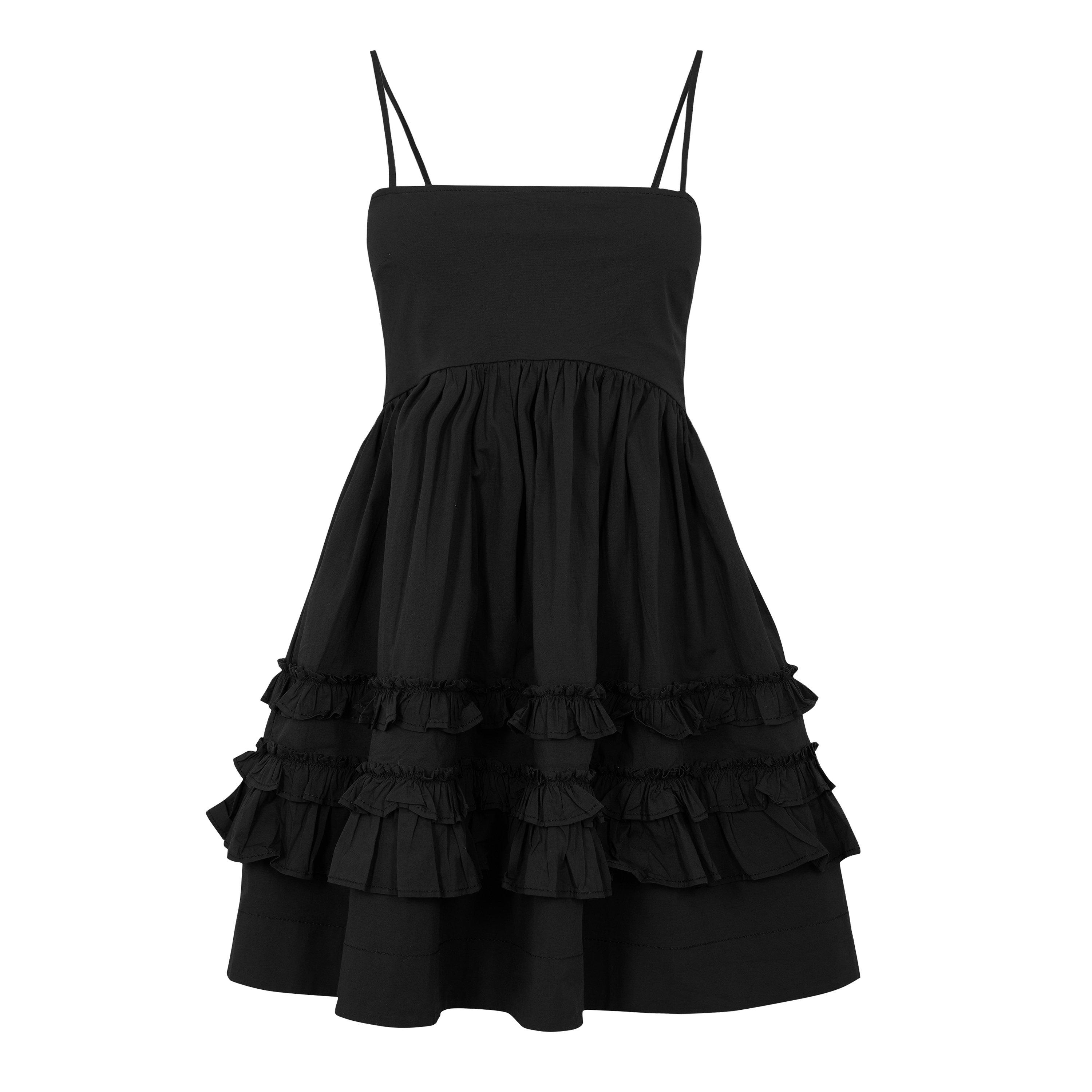 Ganni Women's Stretch Mini Dress - Black - Size 8 (34)