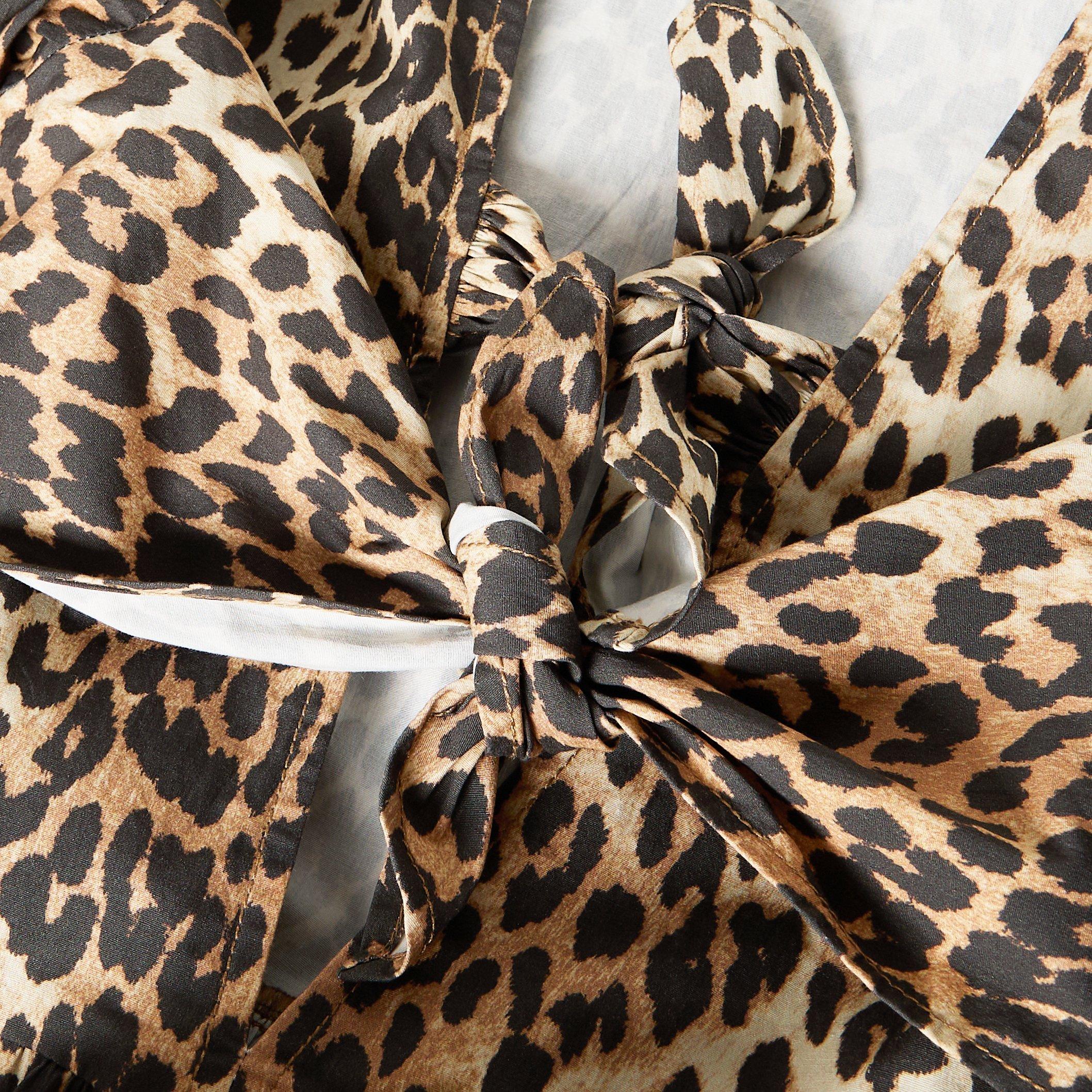 Leopard - Ganni - Ganni Prnt Mini Drs Ld62 - 3