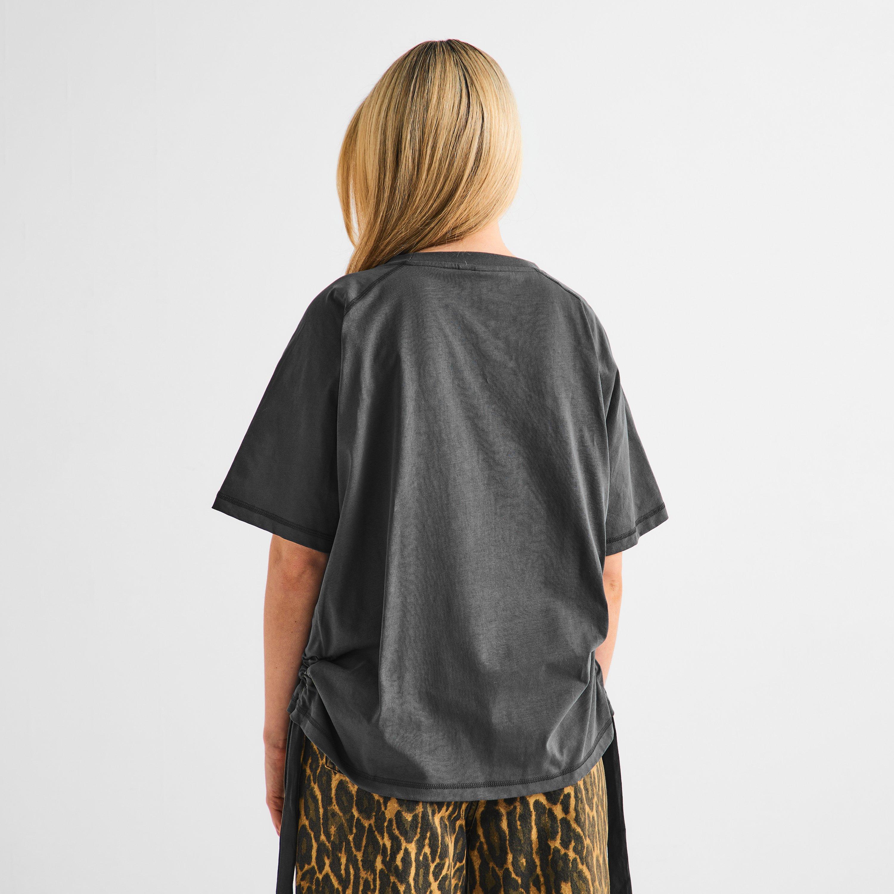 Volcanic Ash - Ganni - Women's Future Jersey Regular Fit T-Shirt - 4