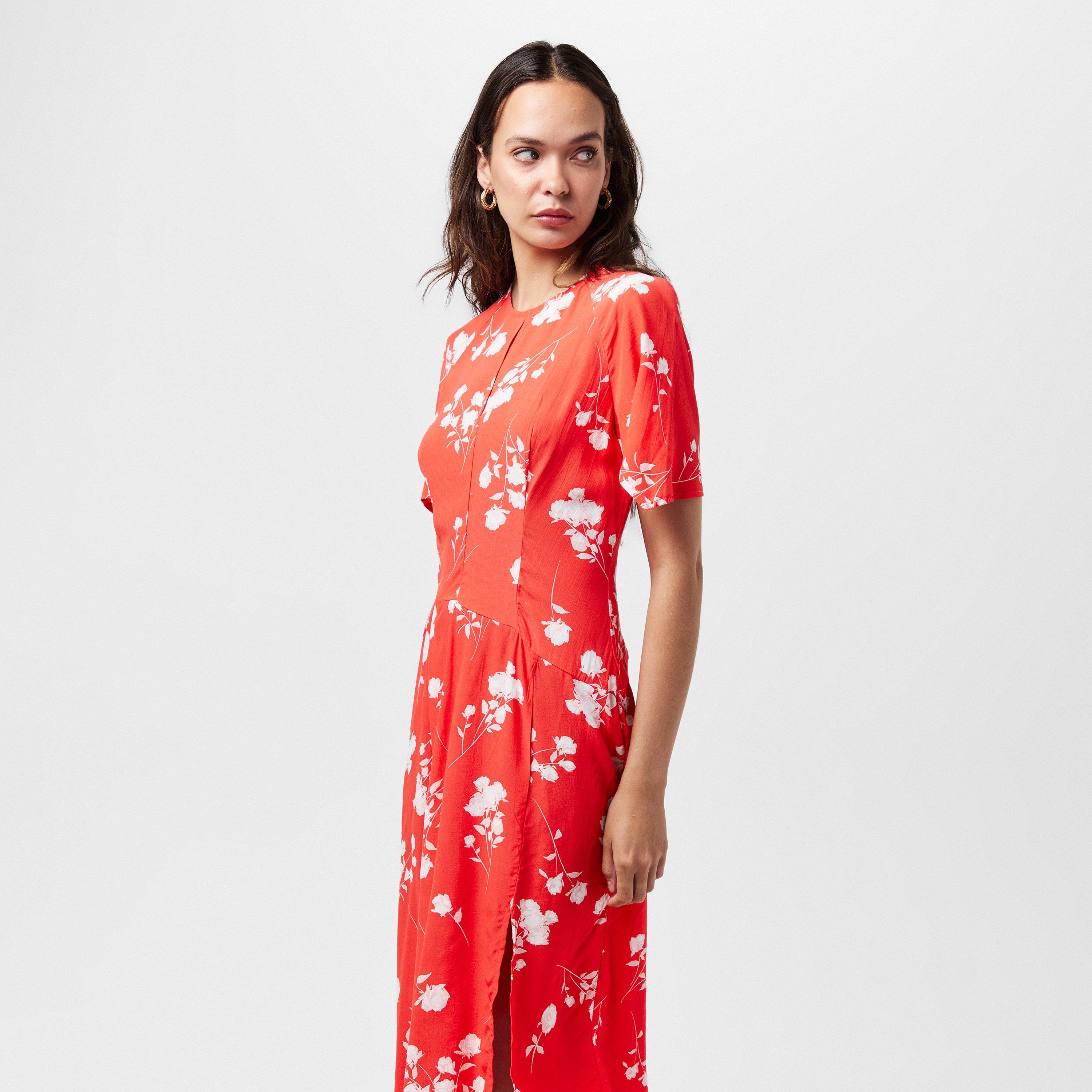 Cayenne Red - French Connection - Alessandra Dress - 3